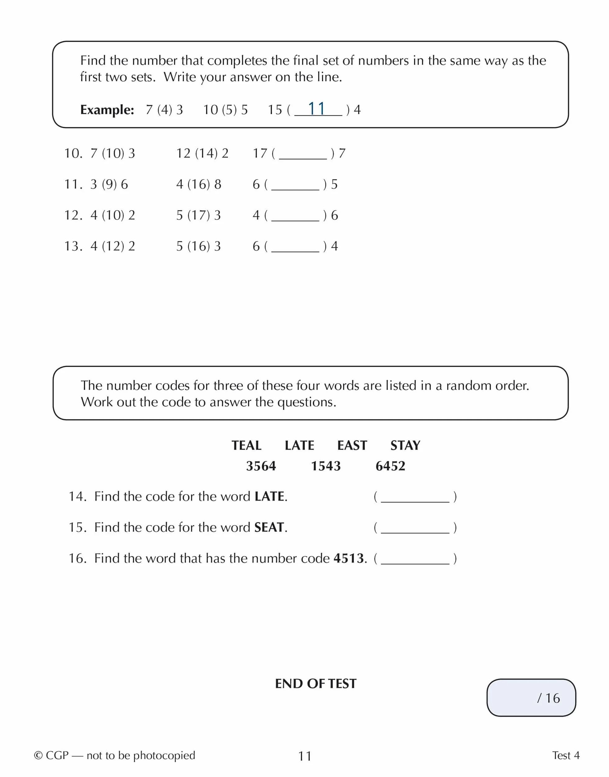 11+ GL 10-Minute Tests: Verbal Reasoning - Ages 10-11 Book 1 (with Online Edition)