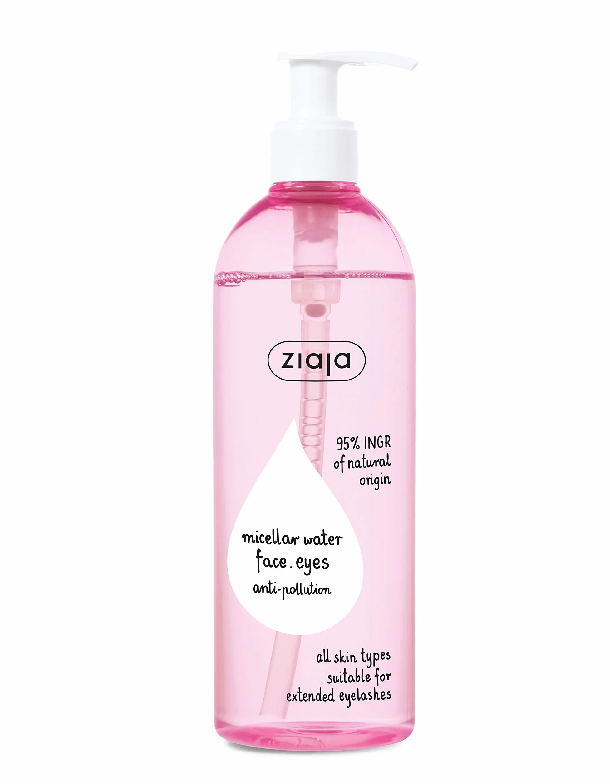 Ziaja Woda Micelarna do twarzy i oczu 390Ml 390 ml