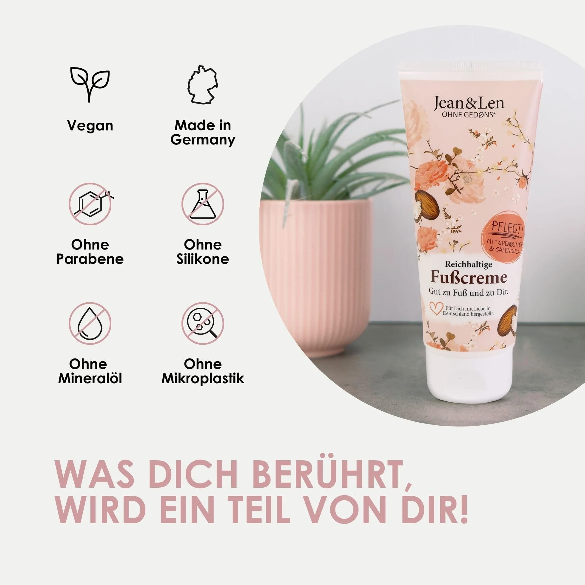 Jean & Len Krem do stóp z masłem shea 100 ml