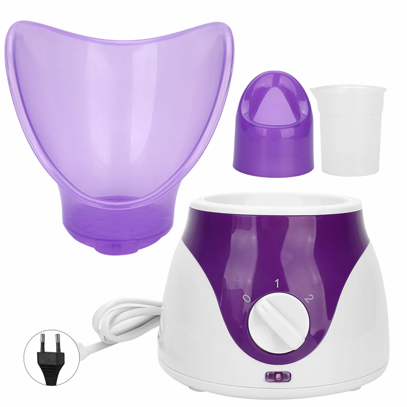 Waporyzator do Twarzy, Mini Przenośna Sauna do Twarzy 50mL Fioletowy