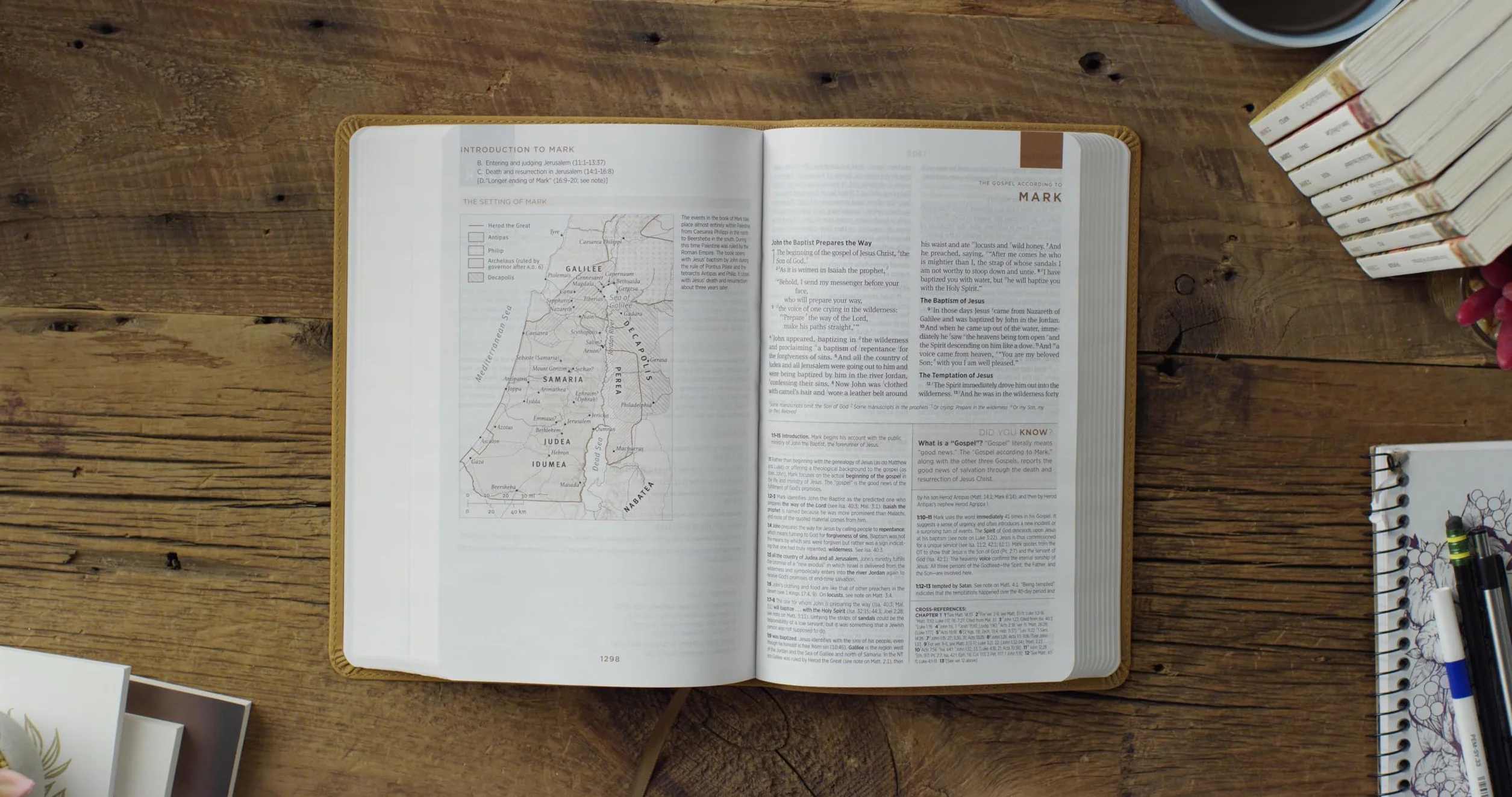ESV Student Study Bible (Trutone, Nubuck Caramel, Wildflower Design): English Standard Version, Nubuck Caramel, Trutone, Wildflower Design, Student Study Bible With Ribbon Marker