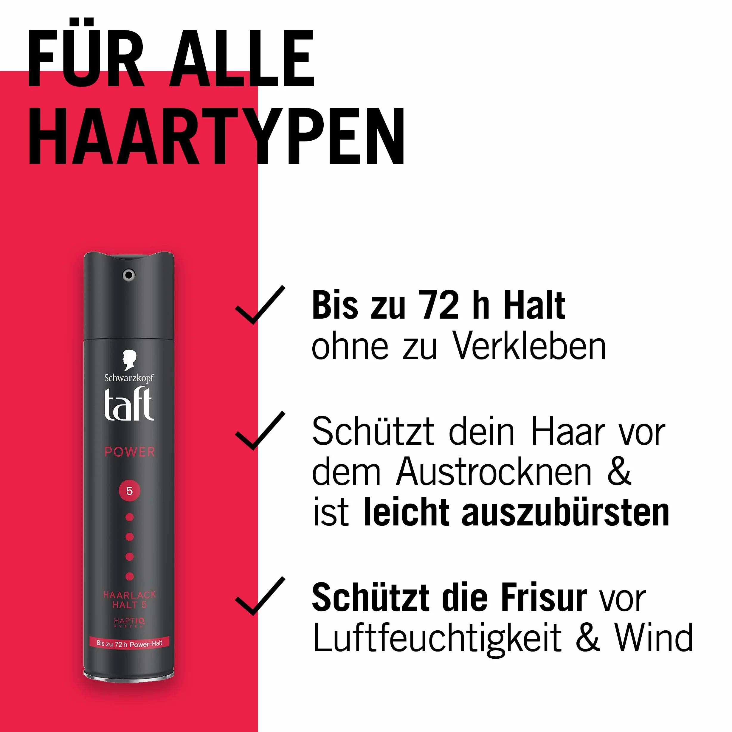 Schwarzkopf Taft Power Lakier do włosów 250 ml trwałość 72h wegańska formuła