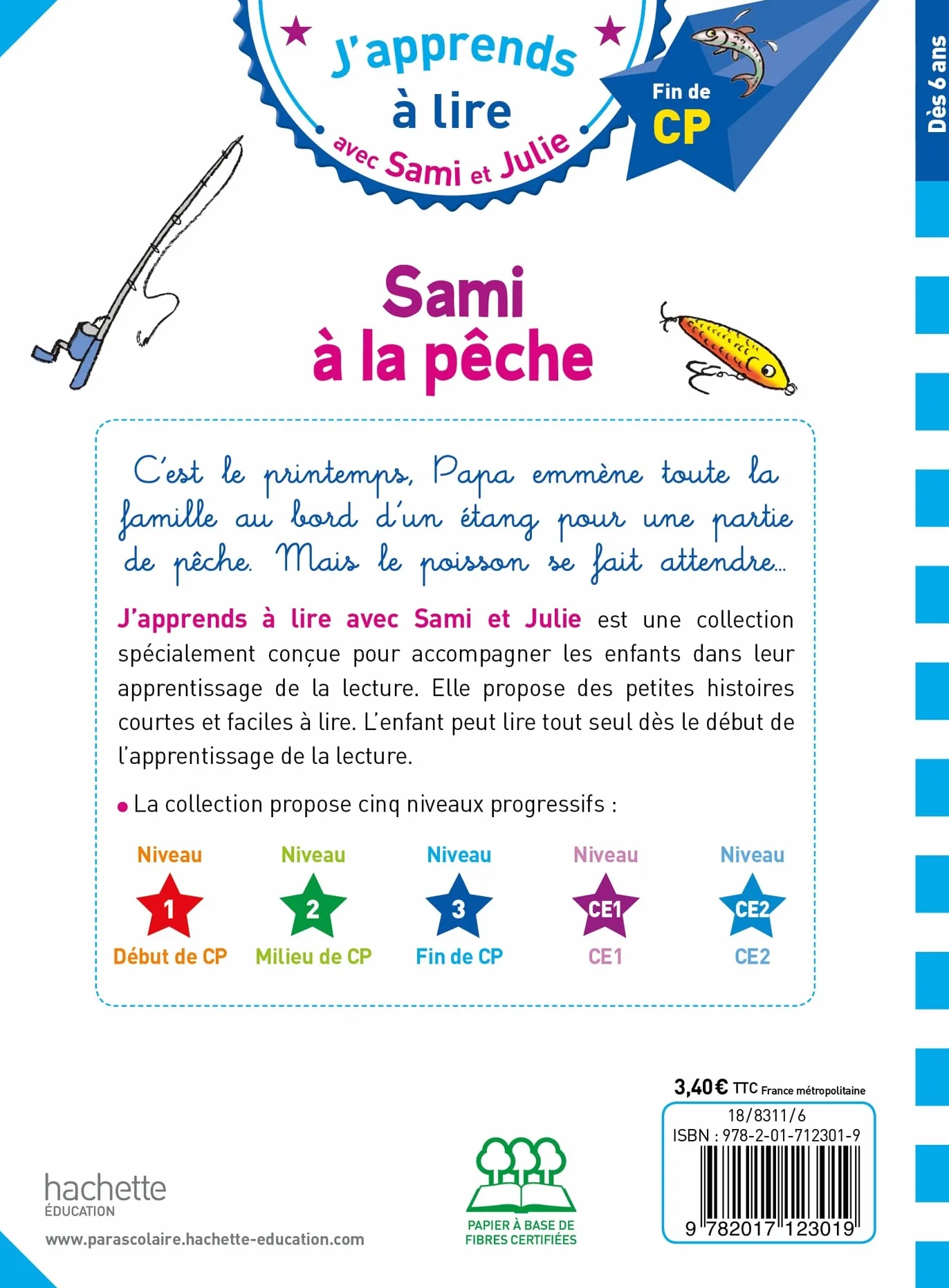 Sami et Julie CP niveau 3 Sami à la pêche: Fin de CP, niveau 3