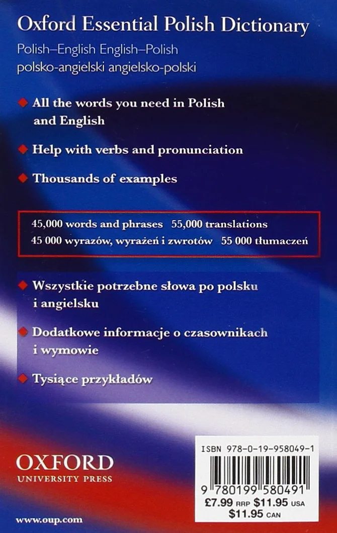 Oxford Essential Polish Dictionary: Polish-English/English-Polish/Polsko-Angielski/Angielsko-Polski