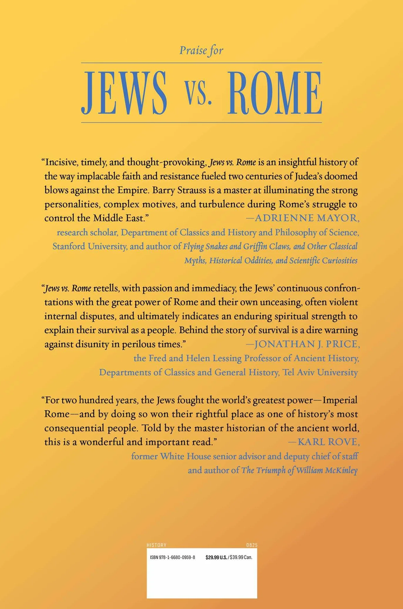 Jews vs. Rome: Two Centuries of Rebellion Against the World's Mightiest Empire