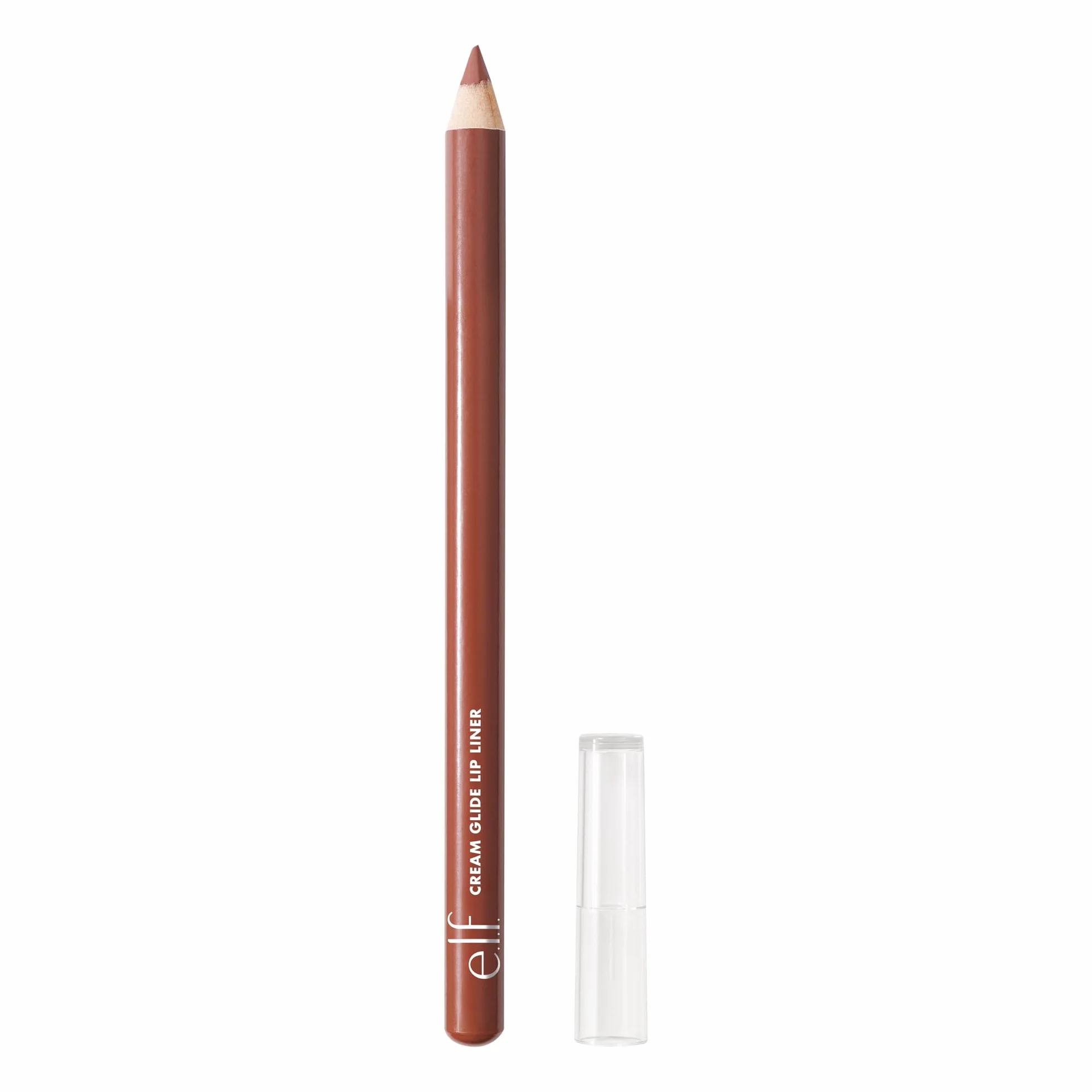 e.l.f. Cream Glide Lip Liner, konturowanie i modelowanie ust, kredka o wysokiej pigmentacji, półmatowe wykończenie, wegańska i nietestowana na zwierzętach, Mauve Aside