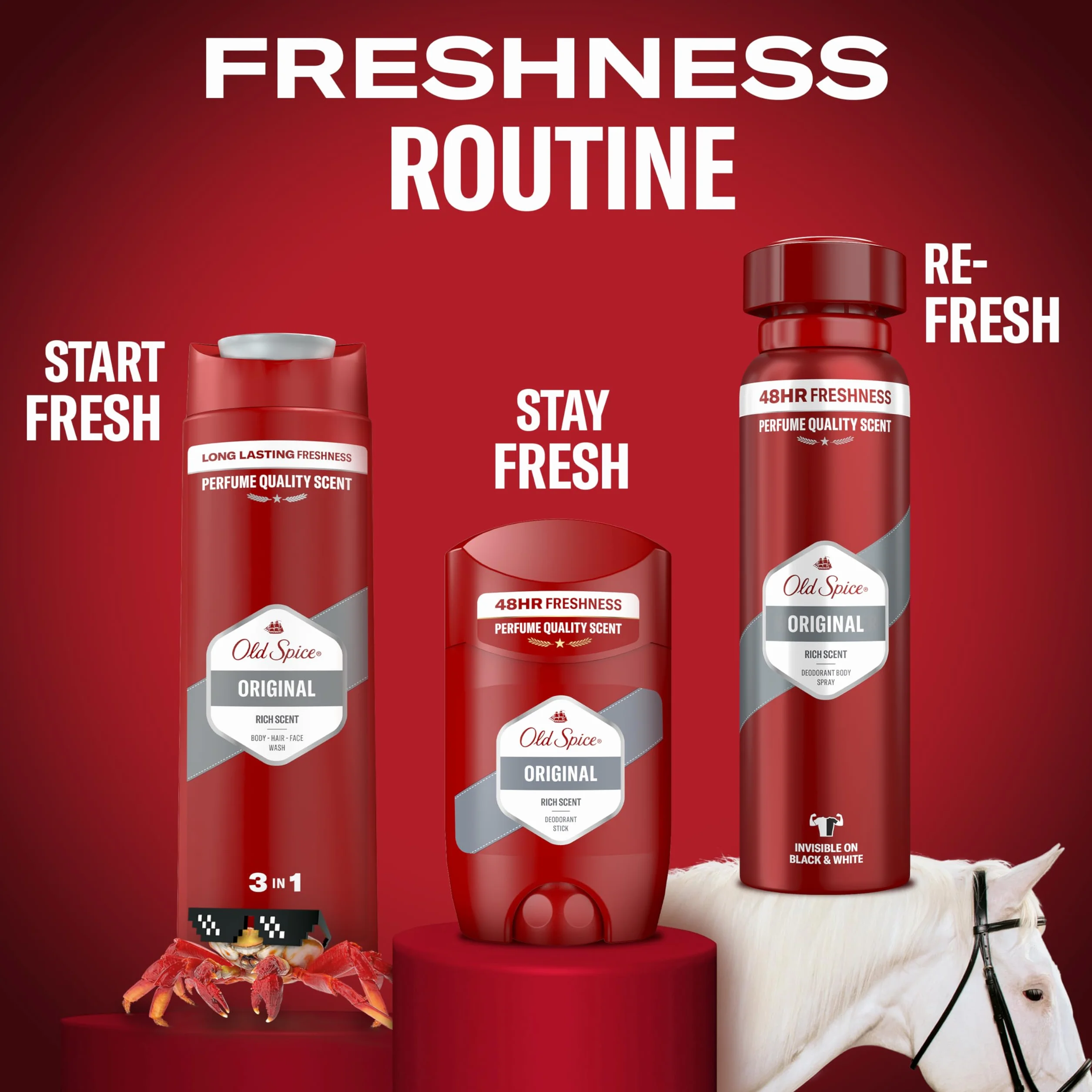 Old Spice Original Męski Żel Pod Prysznic i Szampon 3 w 1 400ml