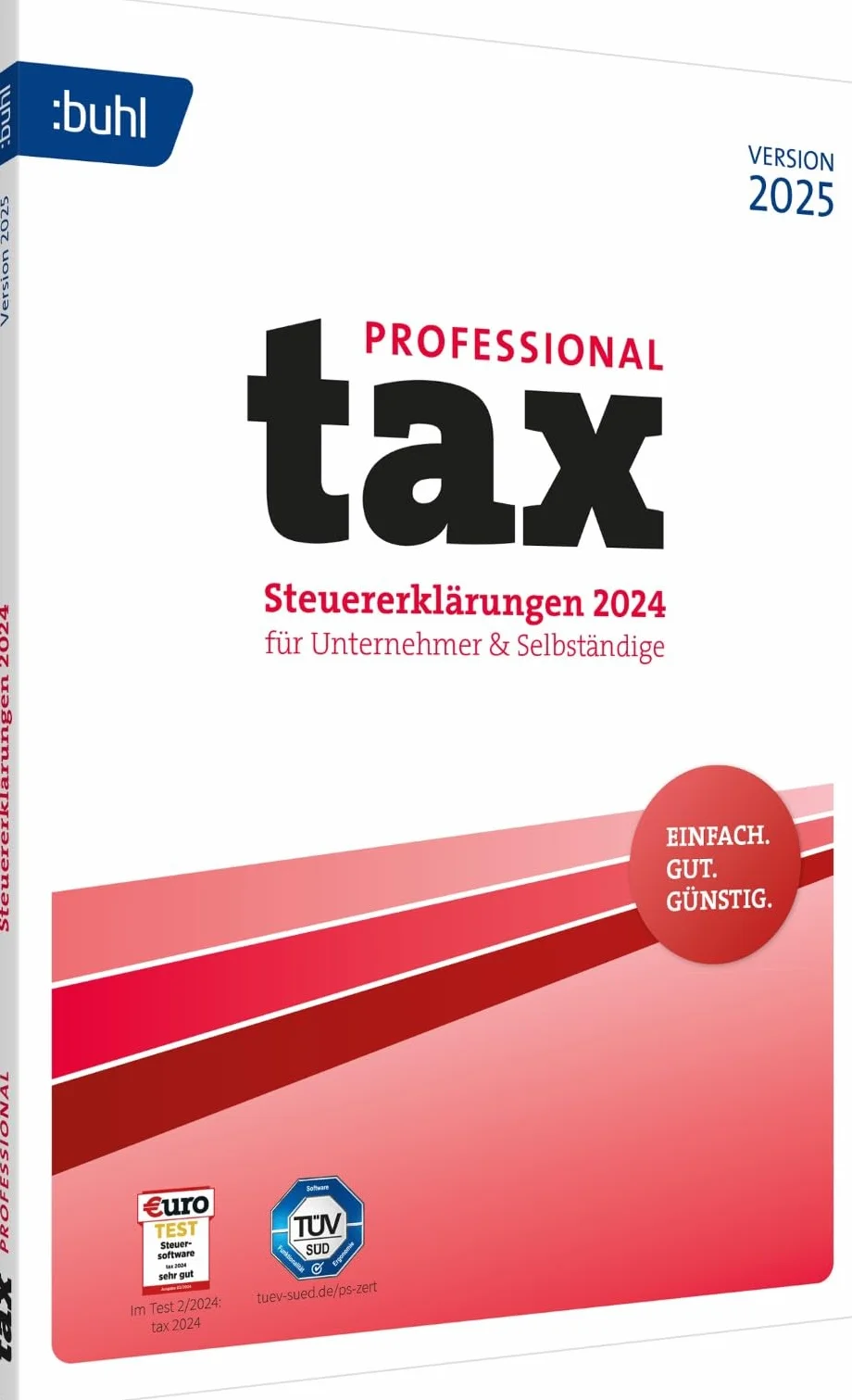 tax 2025 Professional: Steuererklärungen 2024 für Unternehmer & Selbständige