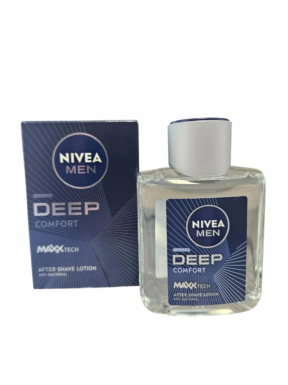 Nivea Men Deep Comfort balsam po goleniu, antybakteryjny, 1 opakowanie (1 x 100 ml)