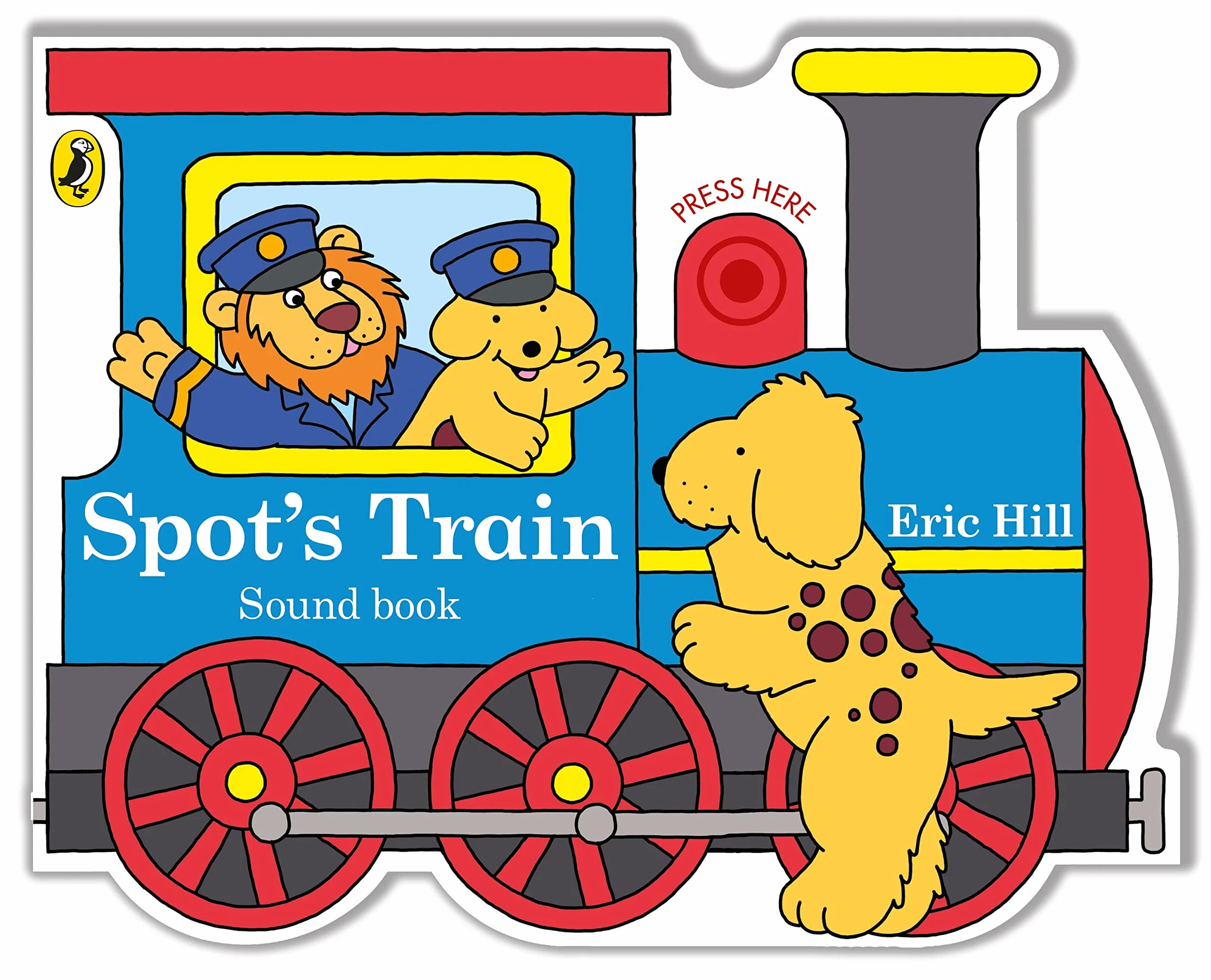 Spot's Train: A shaped board book with sound for babies and toddlers