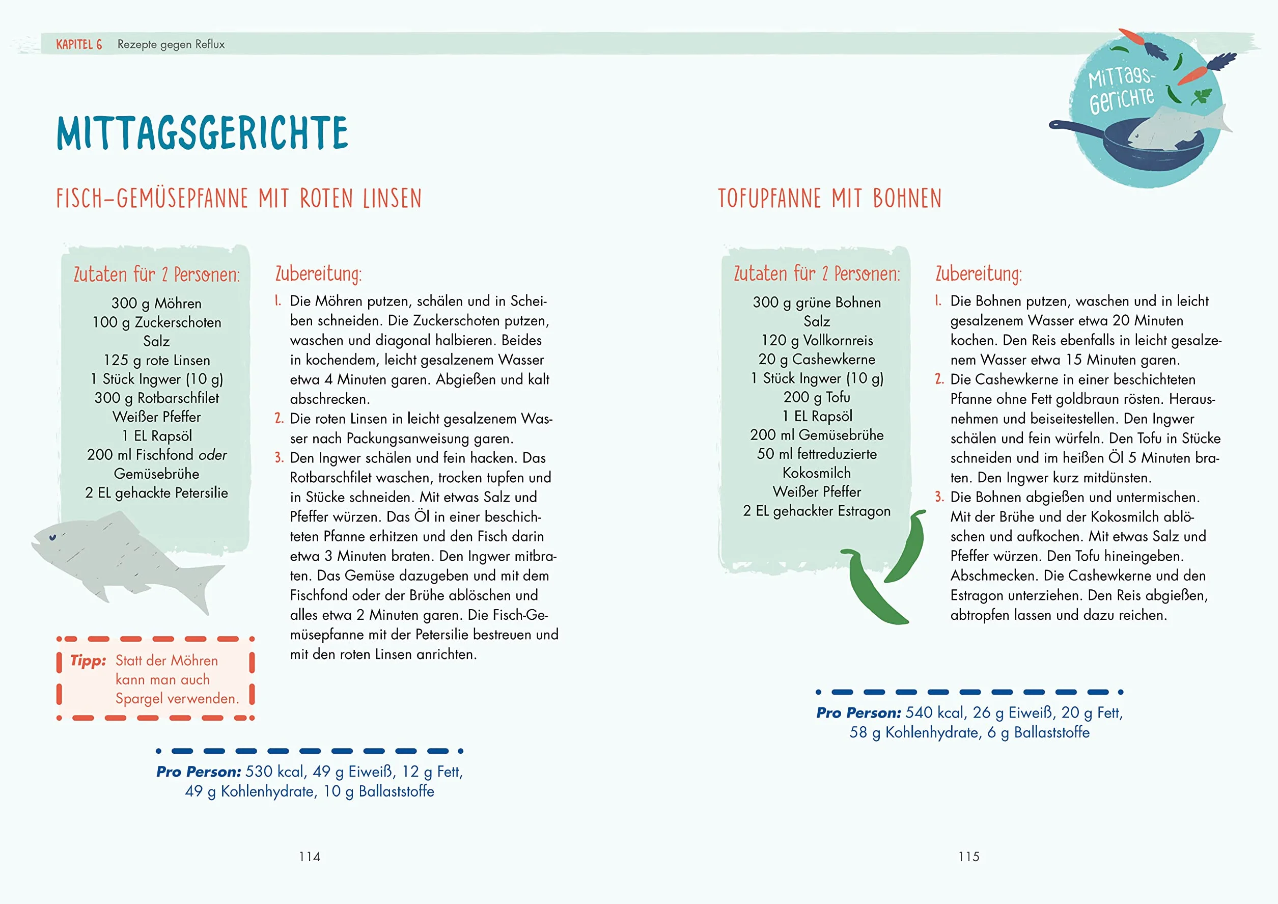 SOS Sodbrennen: Refluxbeschwerden natürlich in den Griff bekommen - Extra:Ernährungsprogramm mit vielen Rezepten