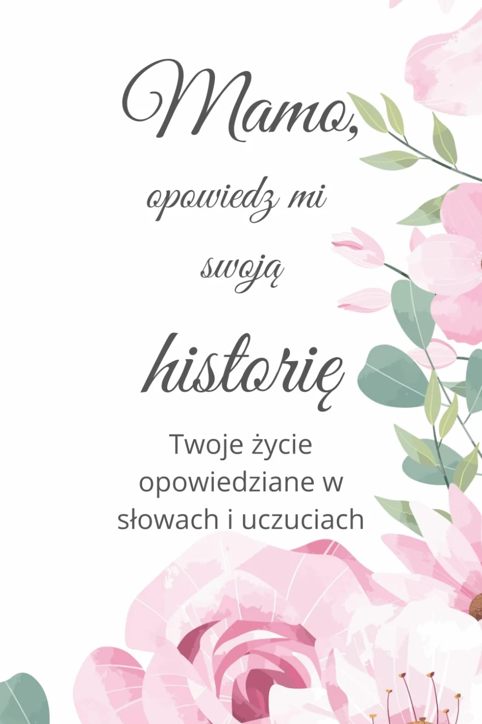 Mamo, opowiedz mi swoją historię: Wzruszająca księga wspomnień dla mamy