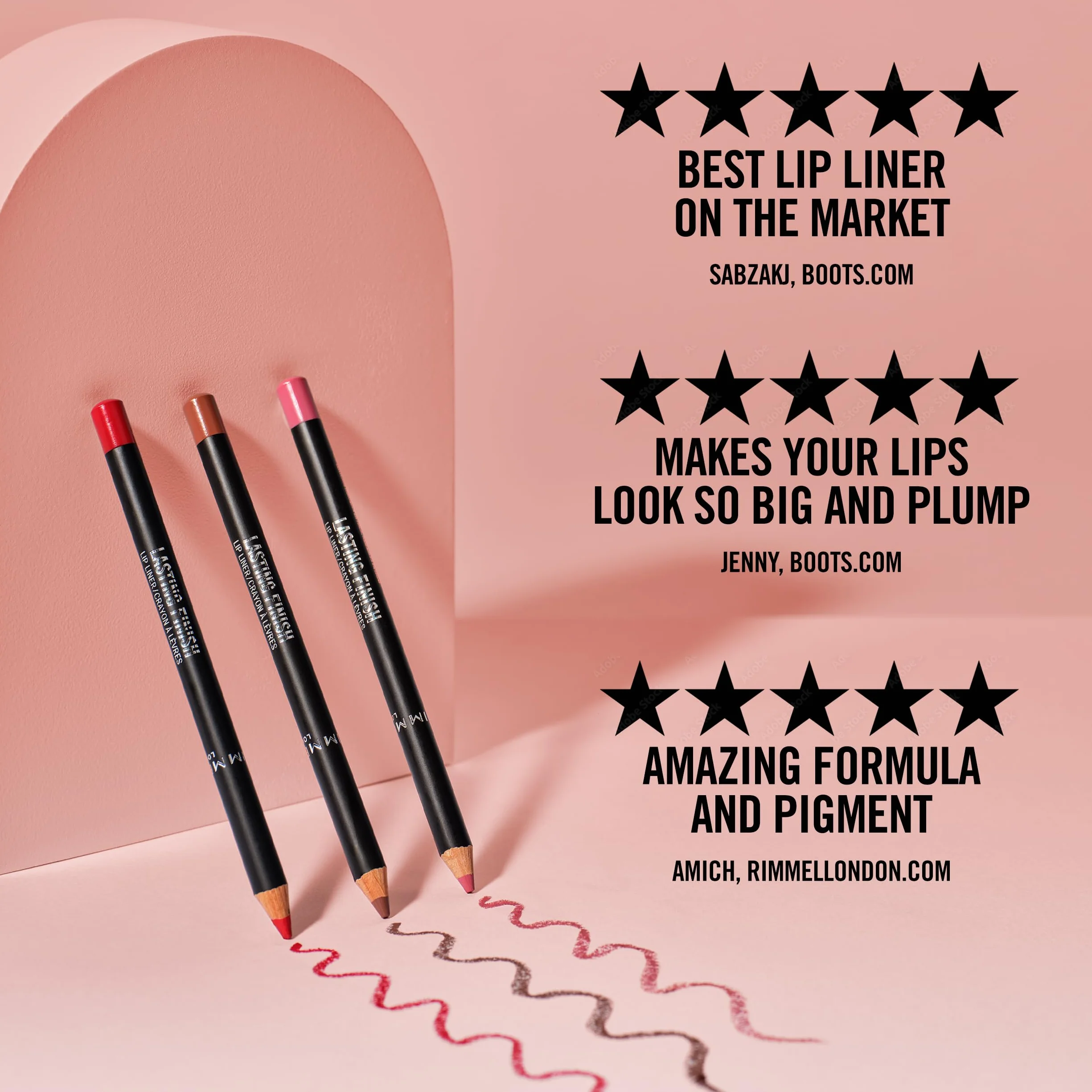 Rimmel London Lasting Finish Konturówka do Ust 580 Bitten Red 4 g