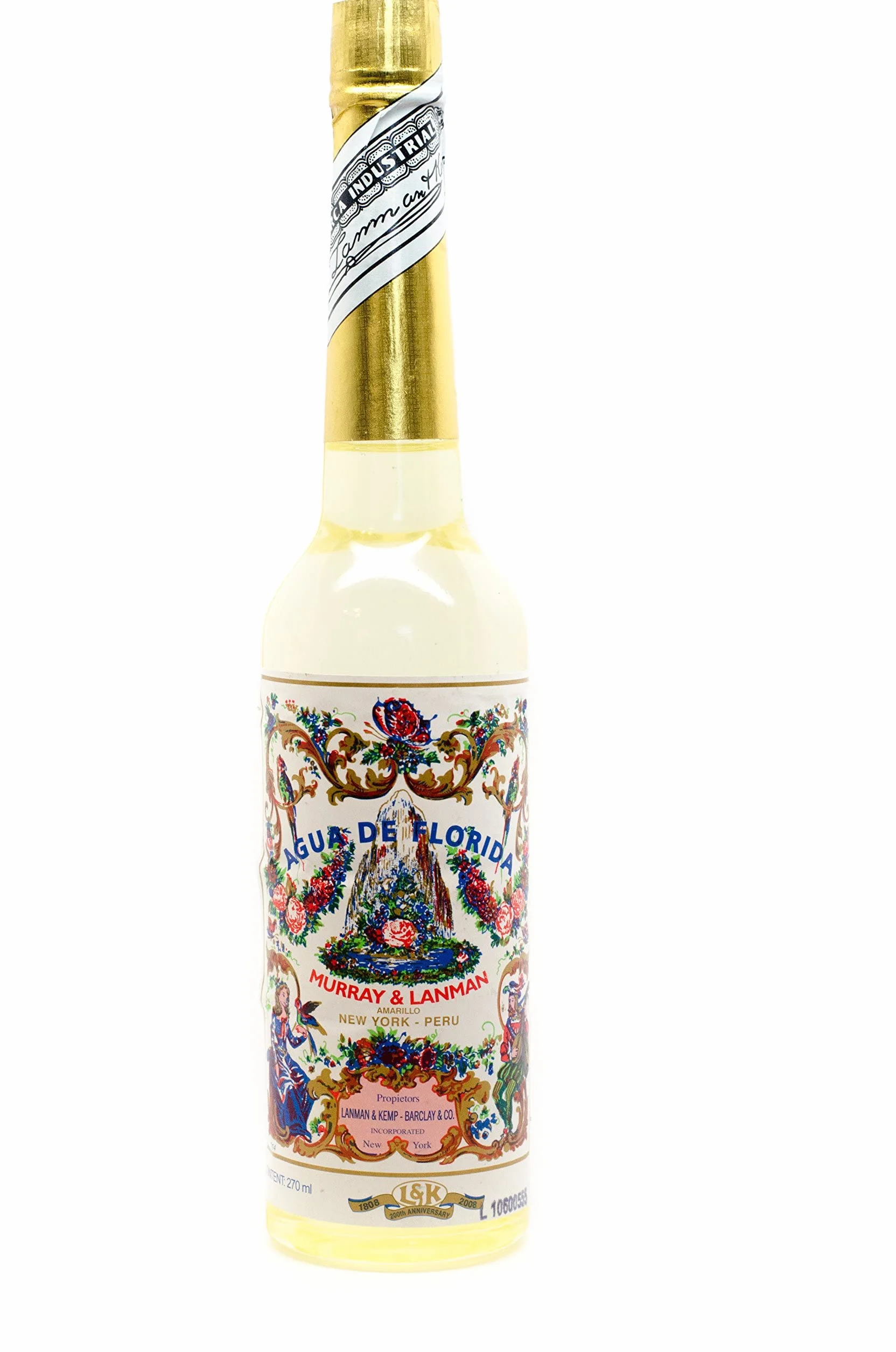Florida Original Peru Water Butelka 270 ml. Murray i LanMan. Oryginalny żółty Peru