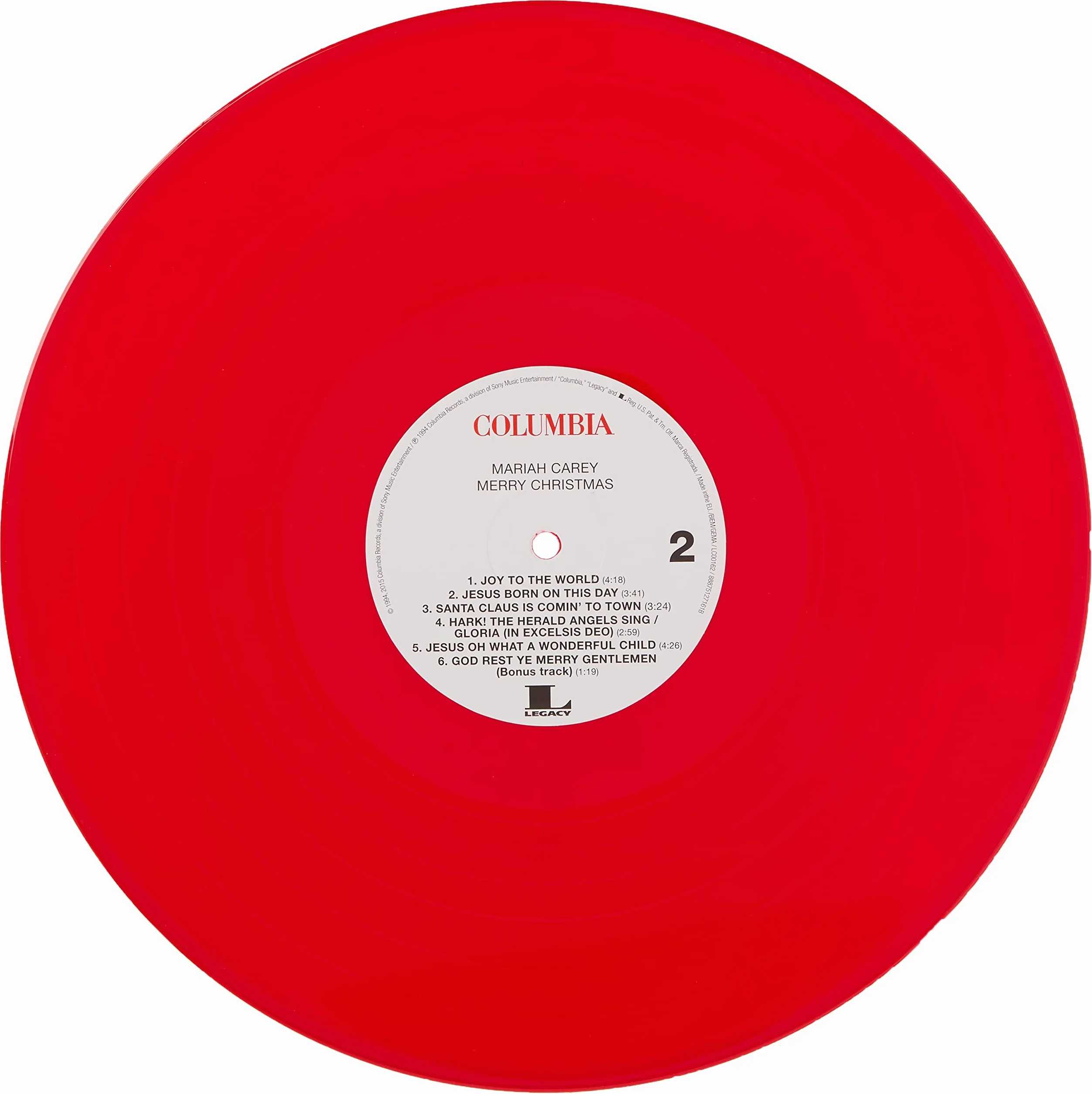 Merry Christmas (Red Vinyl 20th Anniversary Edition)