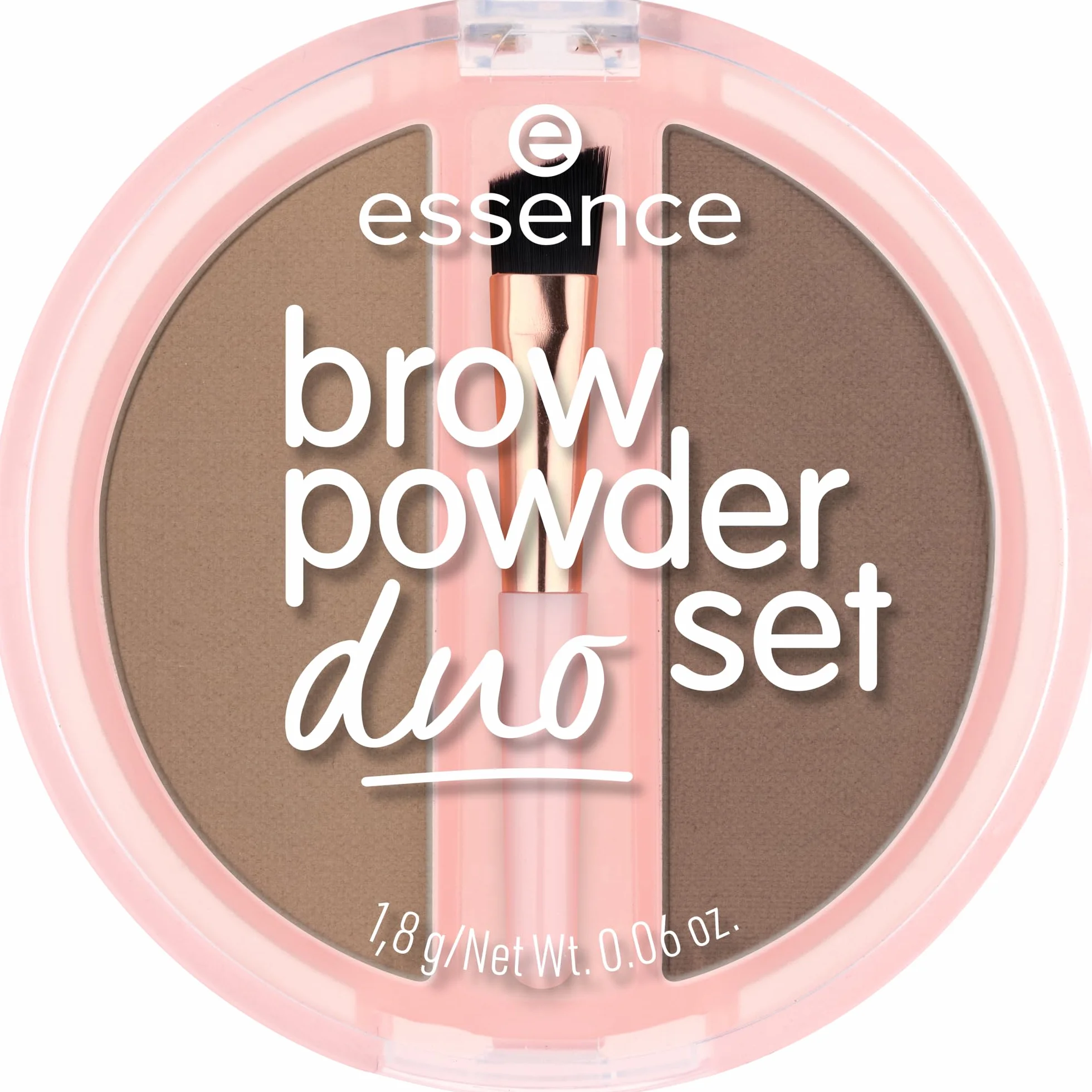 essence zestaw do brwi brow powder duo, konturowanie, naturalny (1.8g)