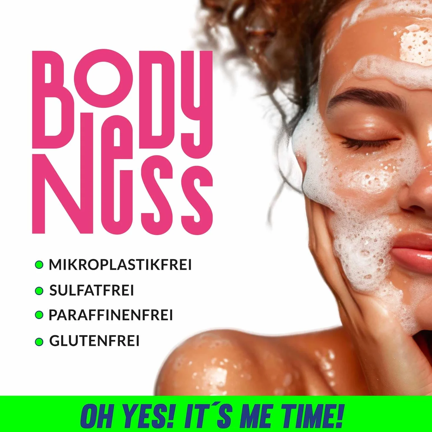 Bodyness Bath Salts – 160 g soli do kąpieli w 3 różnych kolorach i zapachach, dodatek do kąpieli relaksacyjnej