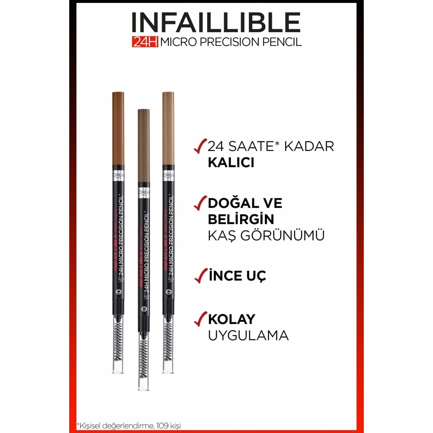 L'Oréal Paris Brow Artist Skinny Definer Kredka do brwi 105 Brunette 4,5 g