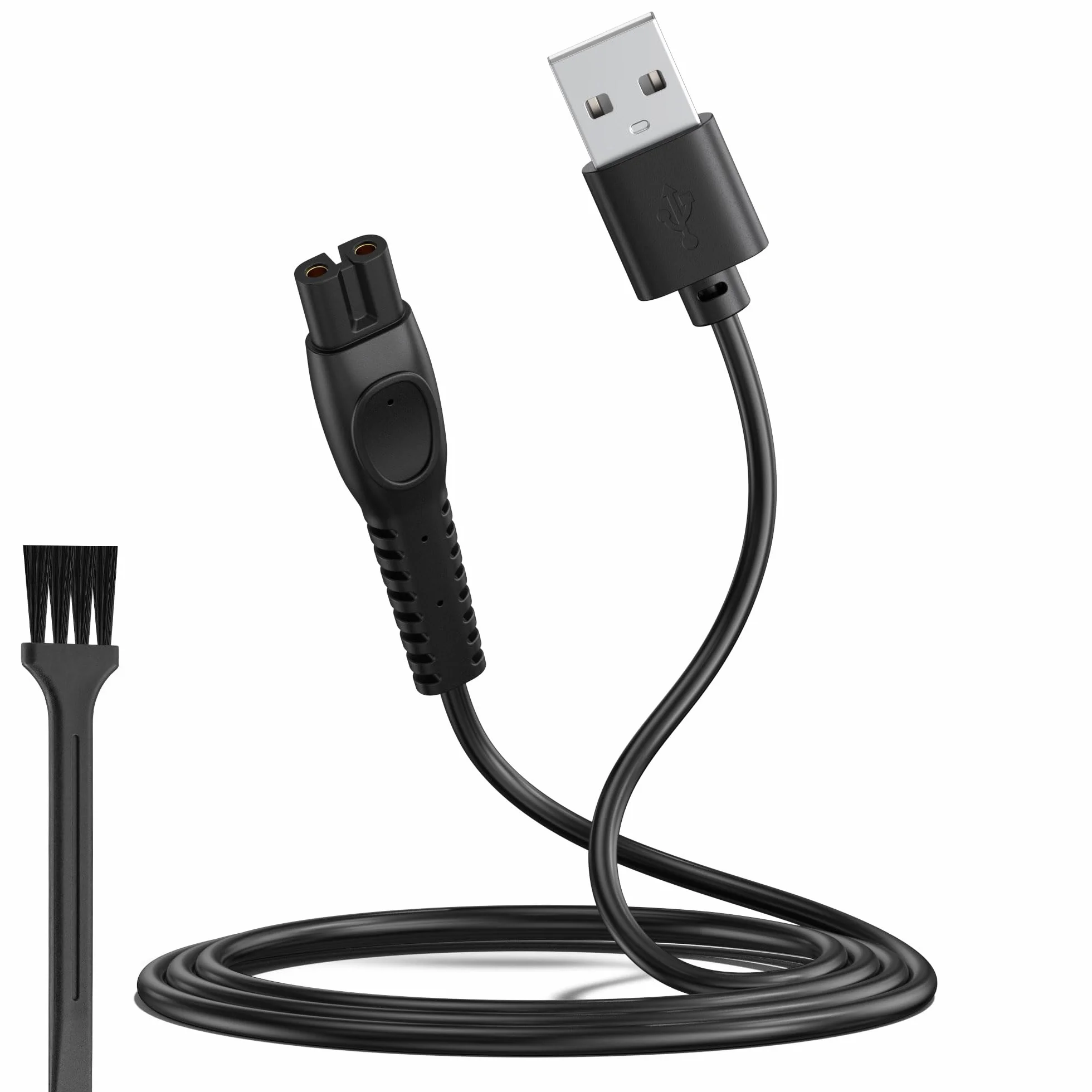 Mugust Kabel USB do ładowania 5 V, kabel sieciowy kompatybilny z Philips QP2724, QP2720, QP2734, QP2824, QP4530, QP4631, MG7910, MG5910, MG9510, MG9520 (nie pasuje do 4,3 V) (1)