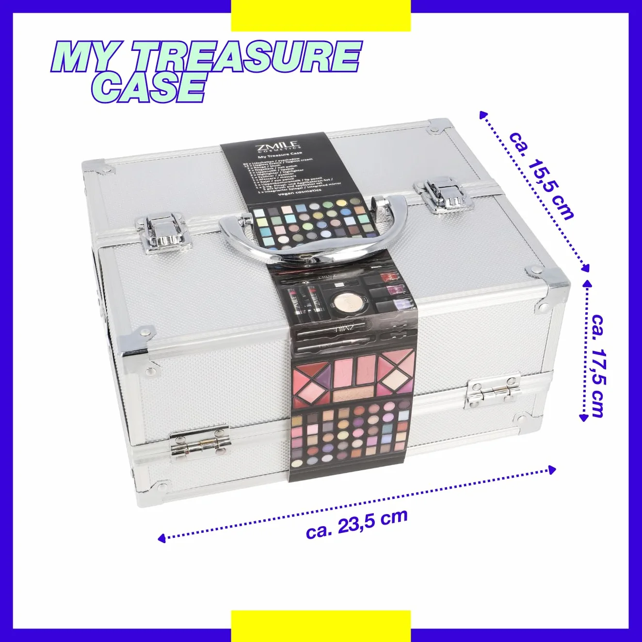 ZMILE Cosmetics My Treasure Case Wegański Zestaw do Makijażu