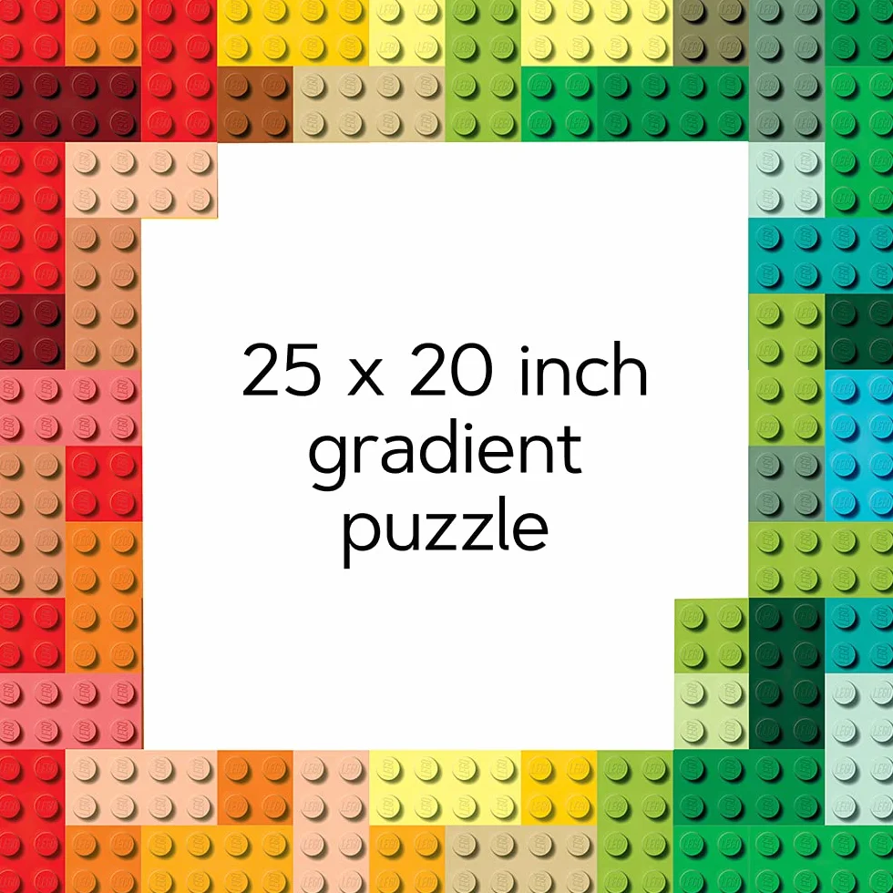 LEGO® Rainbow Bricks Puzzle. 1000 Pieces
