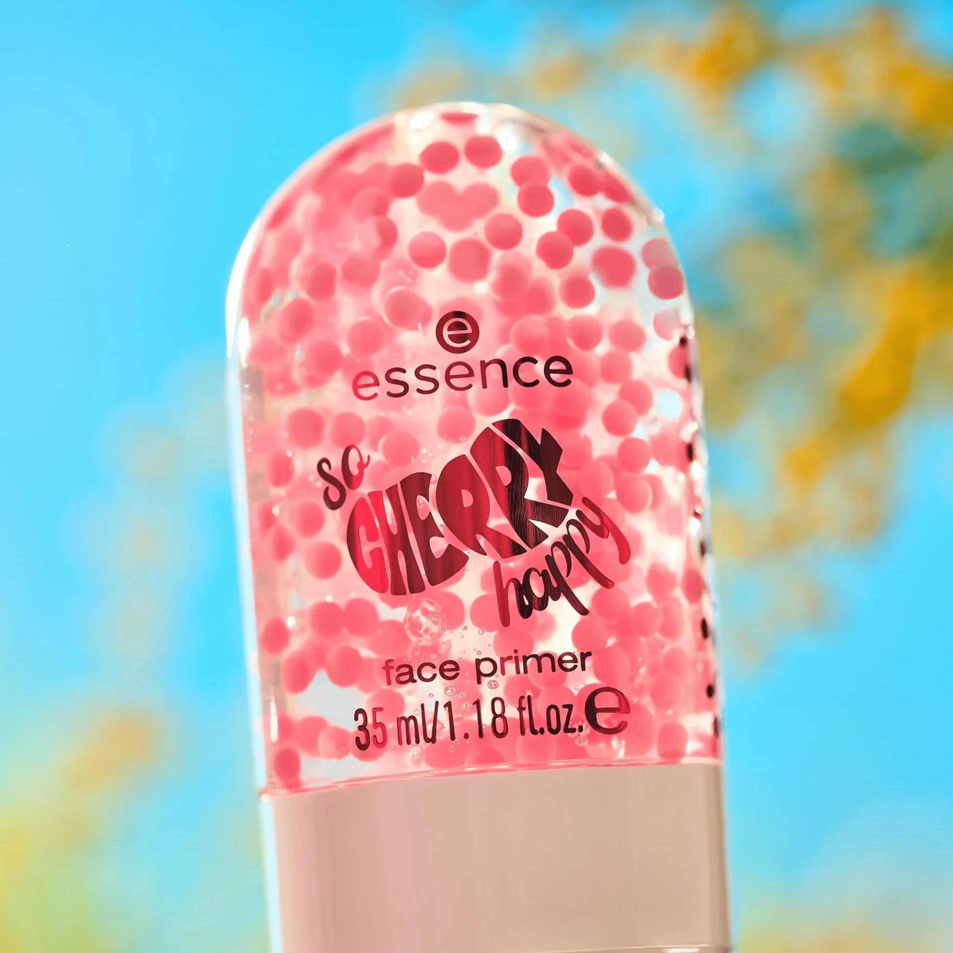 essence Baza do twarzy SO CHERRY happy face primer długotrwały podkład naturalny 35ml