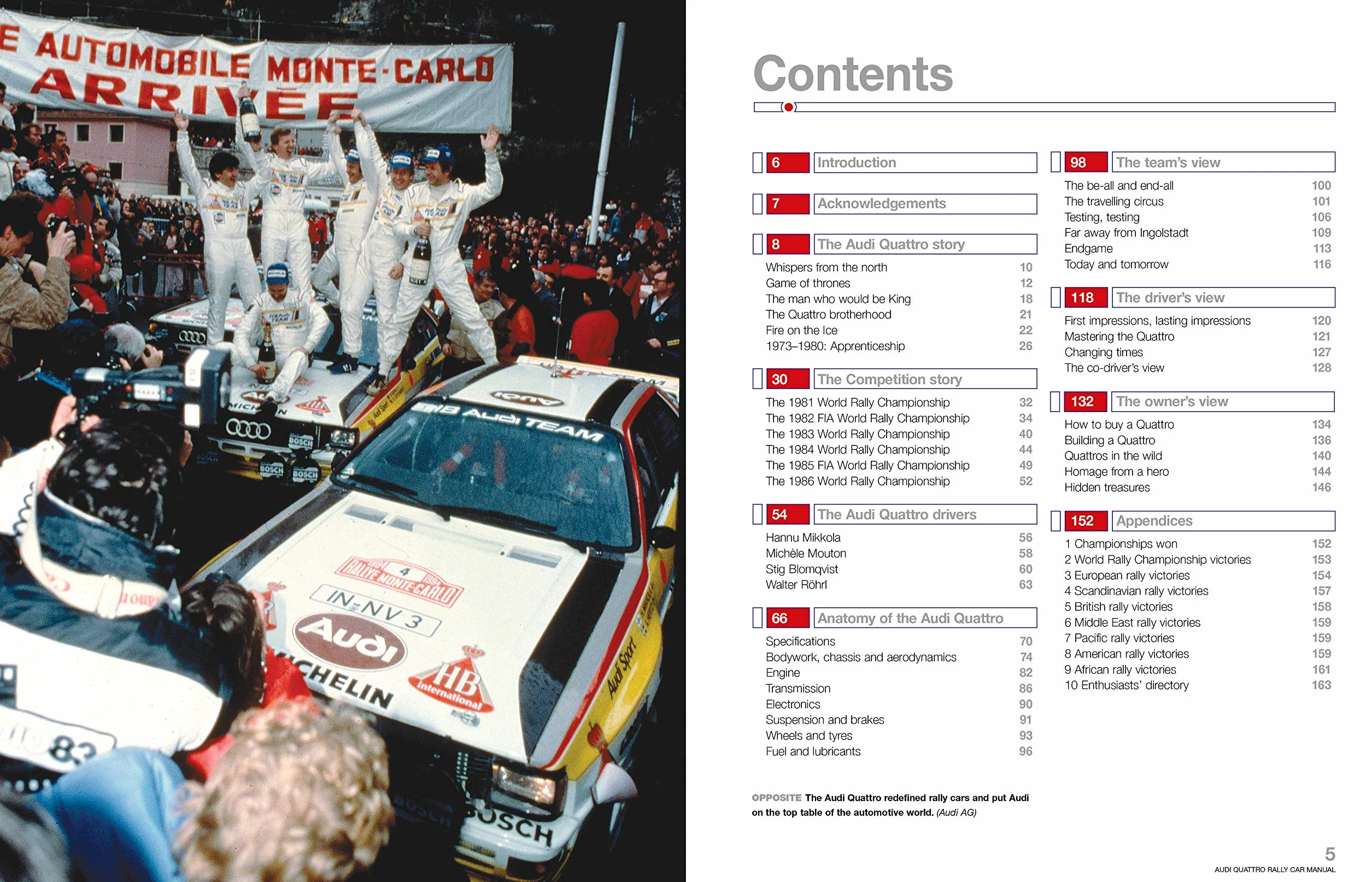 Audi Quattro Rally Car Manual: 1980 to 1987 (includes Group 4 & Group B rally cars)