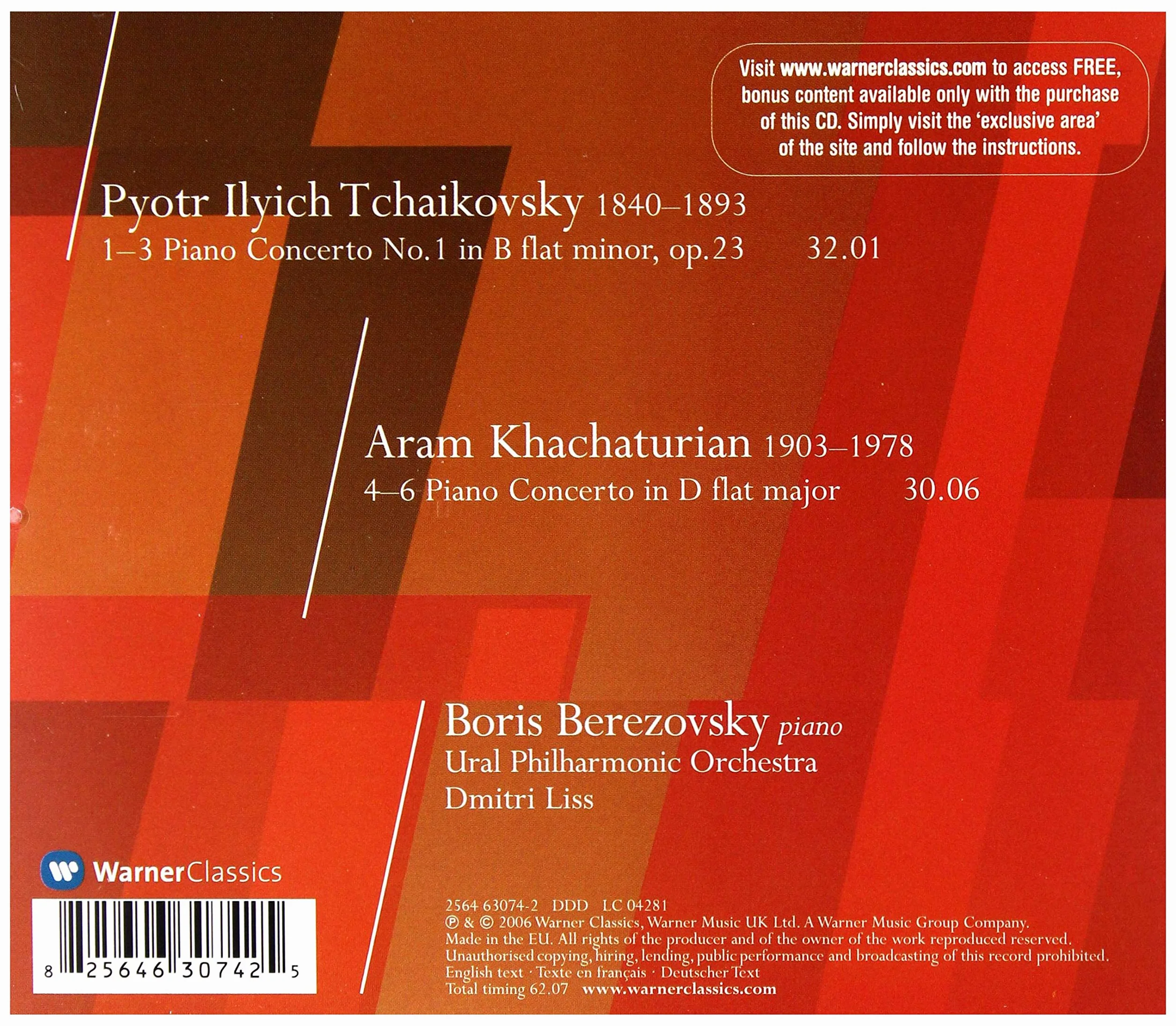 Tchaikovsky : Piano Concerto No.1 & Khachaturian : Piano Concerto
