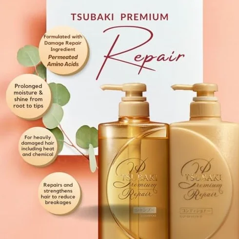 TSUBAKI Premium Repair szampon i odżywka zestaw 490 ml + 490 ml
