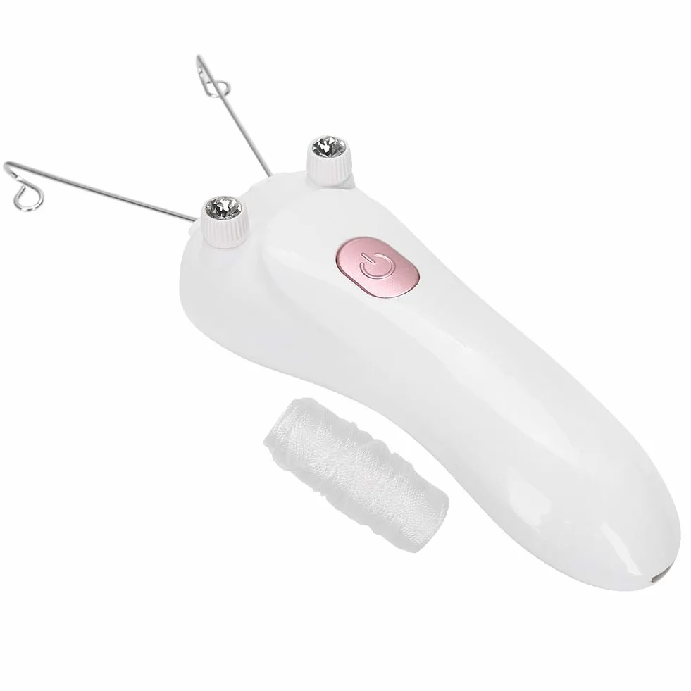 Elektryczny Depilator Nici, Depilator, ładowanie USB, Depilator Nici Bawełnianych (Różowy)
