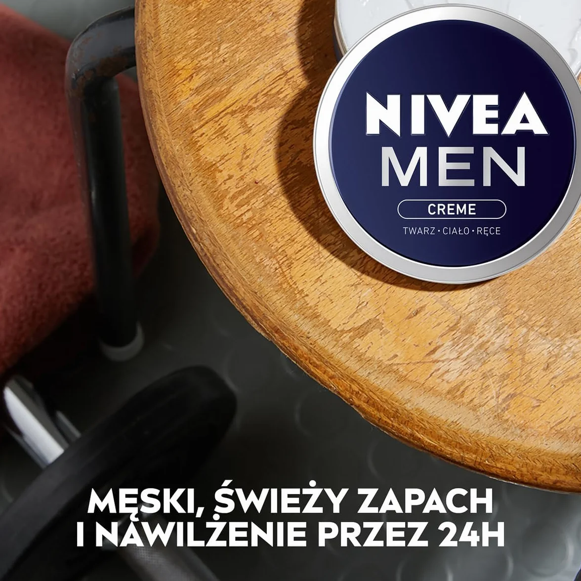 NIVEA MEN Men Creme Uniwersalny nawilżający krem do twarzy, ciała i rąk 75 ml
