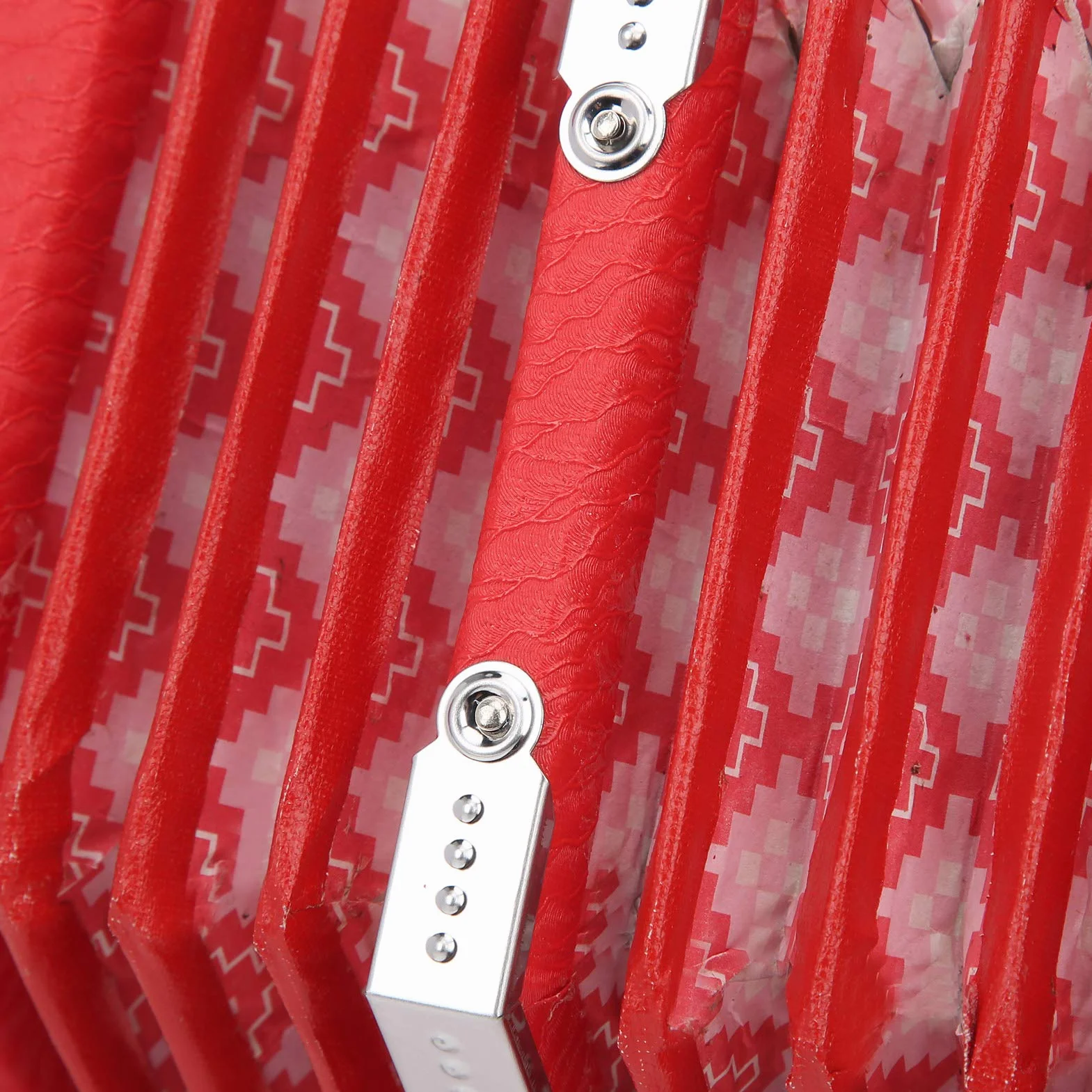 Akordeon Concertina, Profesjonalna Concertina, na sprzedaż Akordeon z torbą do Przechowywania, Bogate Zmiany Barwy Wygodny, Czuły Przycisk z Paskiem na ramię (Czerwony)
