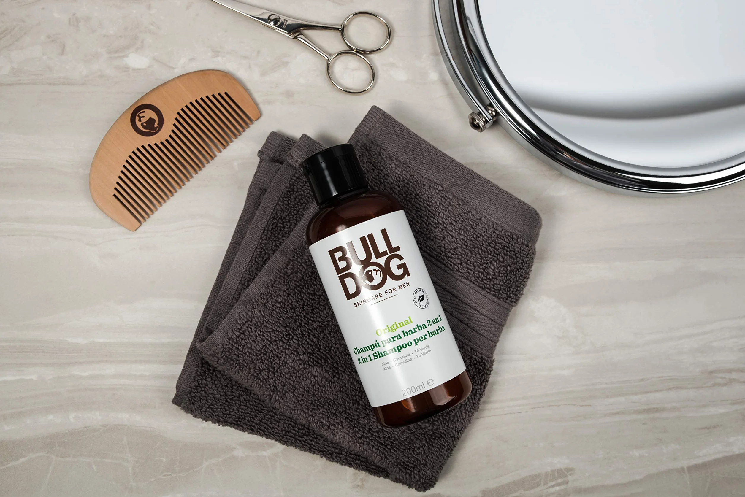 Bulldog Skincare Zestaw do pielęgnacji długiej brody szampon i odżywka 2 w 1 balsam naturalne składniki