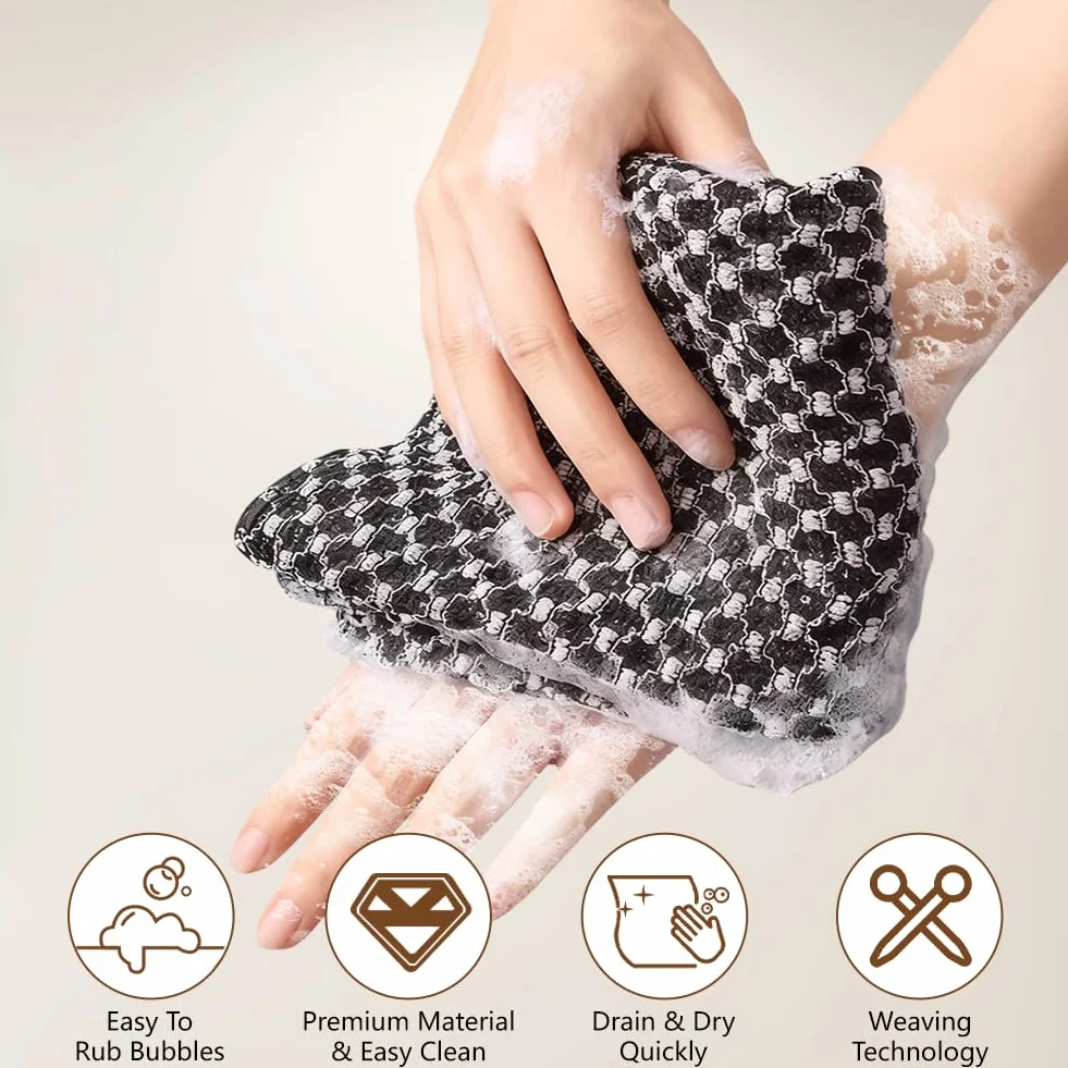 Flintronic Gąbka do kąpieli 100 cm, 2 sztuki, ultra miękka, głębokie czyszczenie