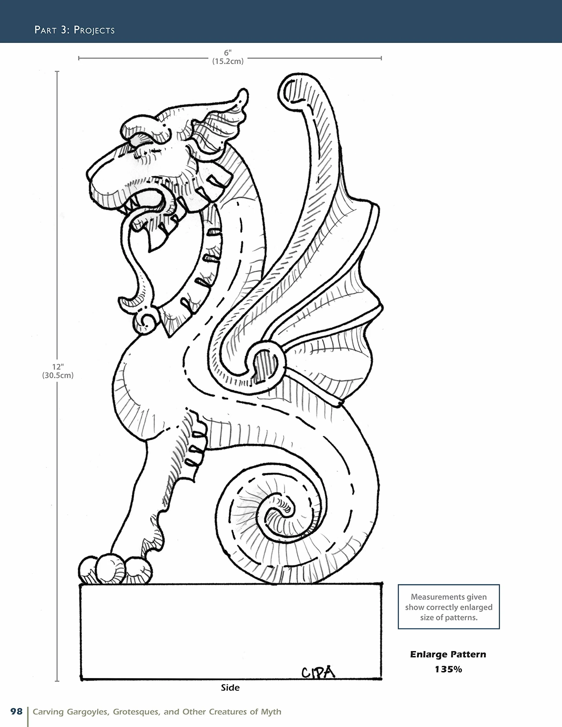 Carving Gargoyles, Grotesques, and Other Creatures of Myth: History, Lore, and 12 Artistic Patterns