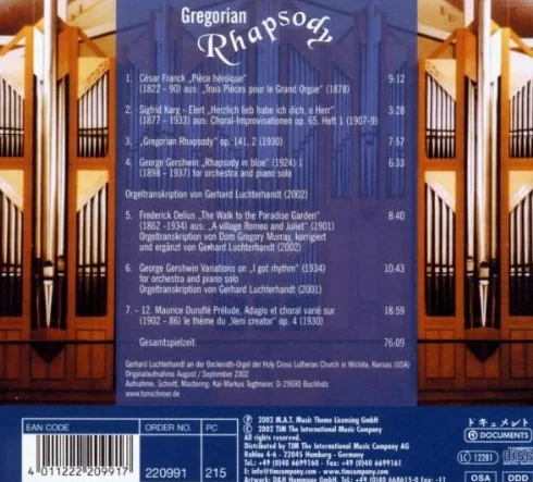Gregorian Rhapsody