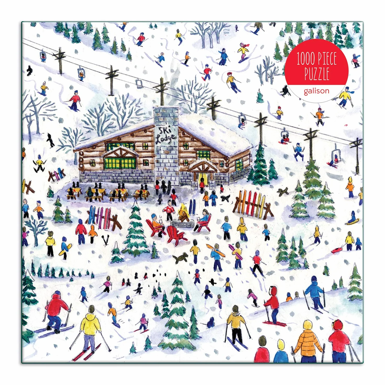 Michael Storrings Apres Ski 1000 Pc Puzzle: 1000 piece Puzzle