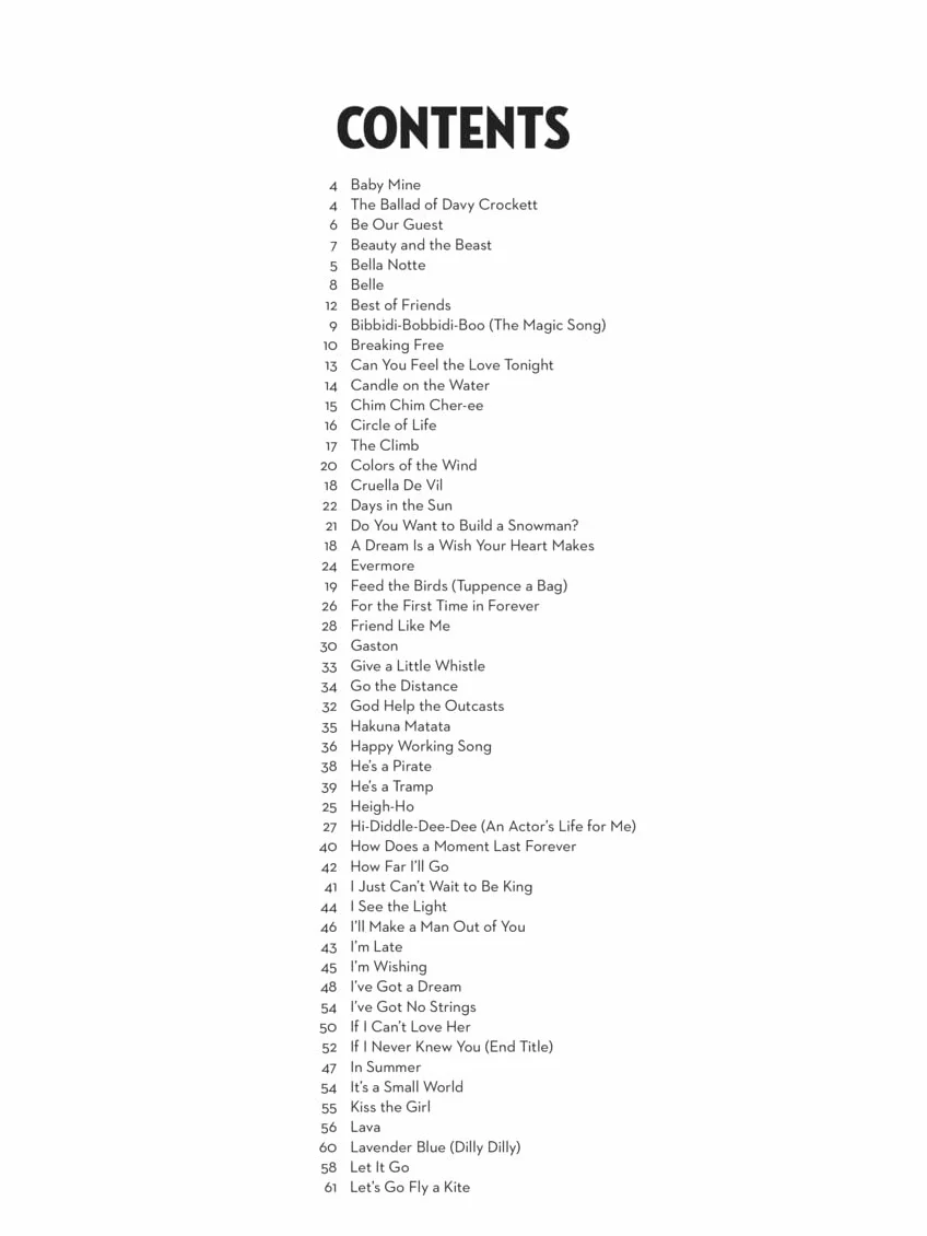 101 disney songs for horn - cor