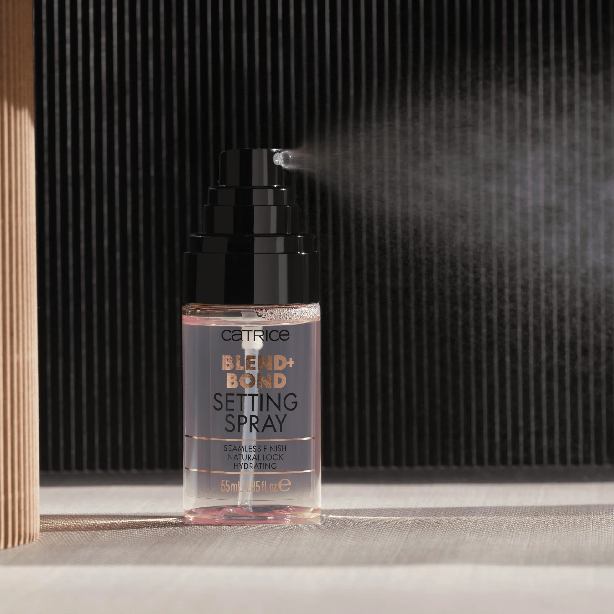 Catrice Spray utrwalający makijaż Blend + Bond, nawilżanie, podkład, orzeźwianie, naturalny (55ml)