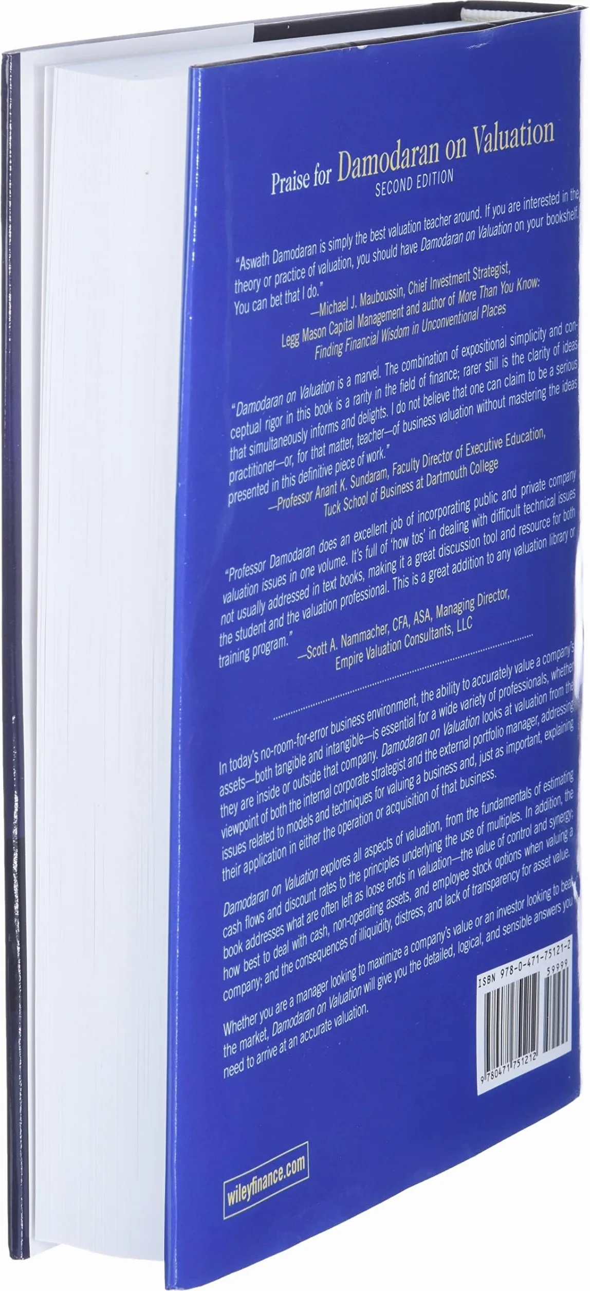 Damodaran on Valuation: Security Analysis for Investment and Corporate Finance: 324