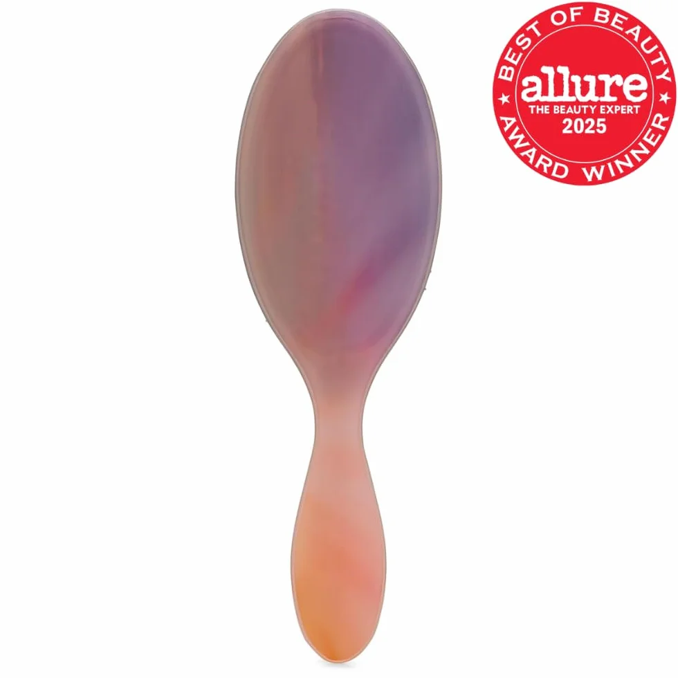 WetBrush Original Detangler Hair Brush Ultra Soft Intelliflex Bristles Desert Afterglow Pink