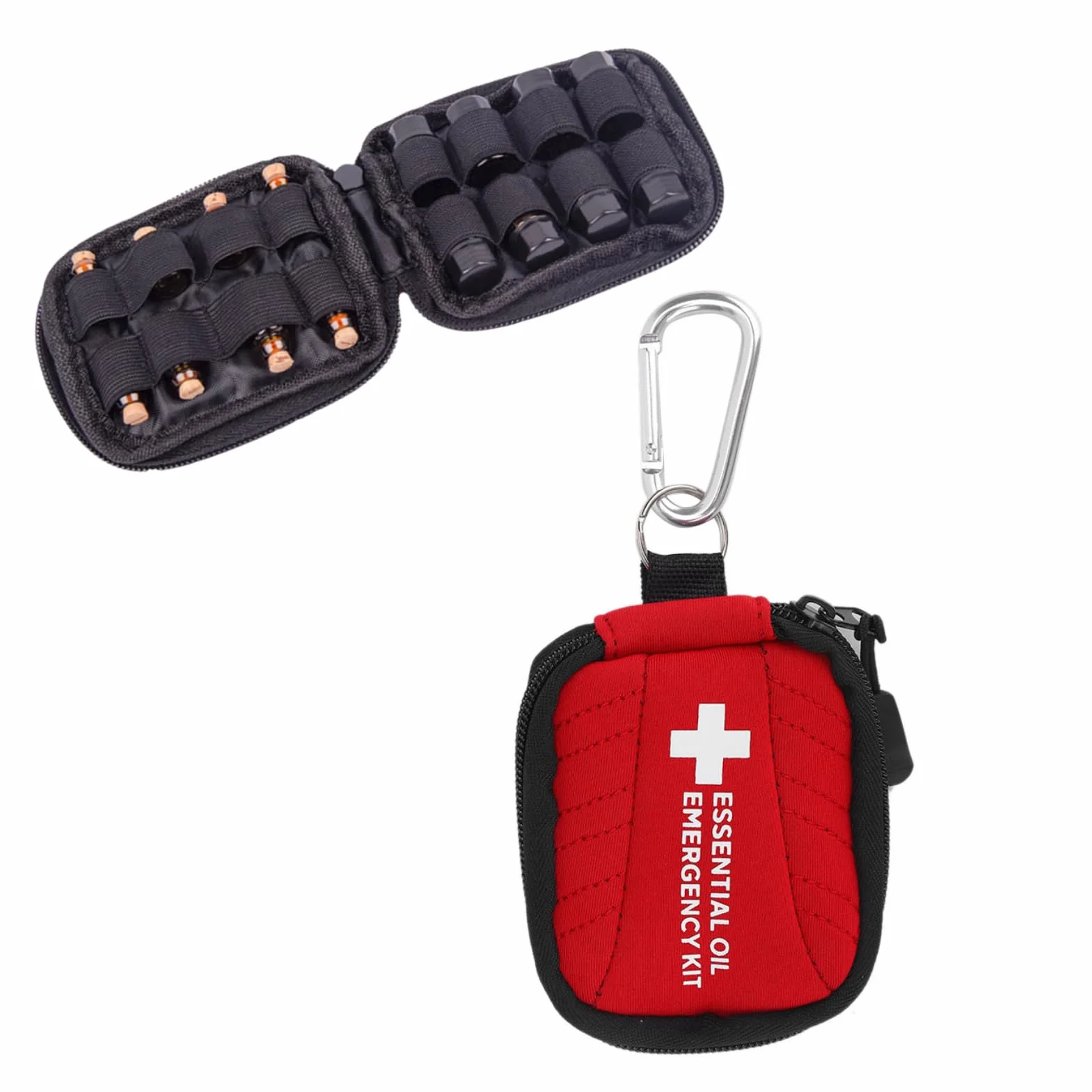 Torba podróżna na olejki eteryczne, 16 przegródek, przenośny, organizer na olejki eteryczne o pojemności 2 ml, do torebek do makijażu, kosmetyczki, do przechowywania butelek, podróży, użytku domowego,