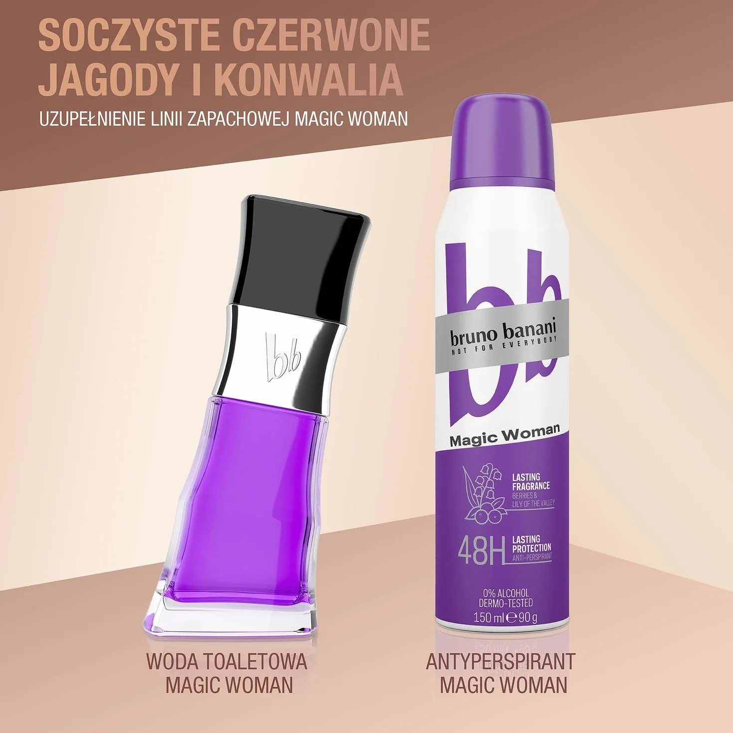 Bruno Banani Magic Woman 48H Antyperspirant w Sprayu dla Kobiet 150 ml