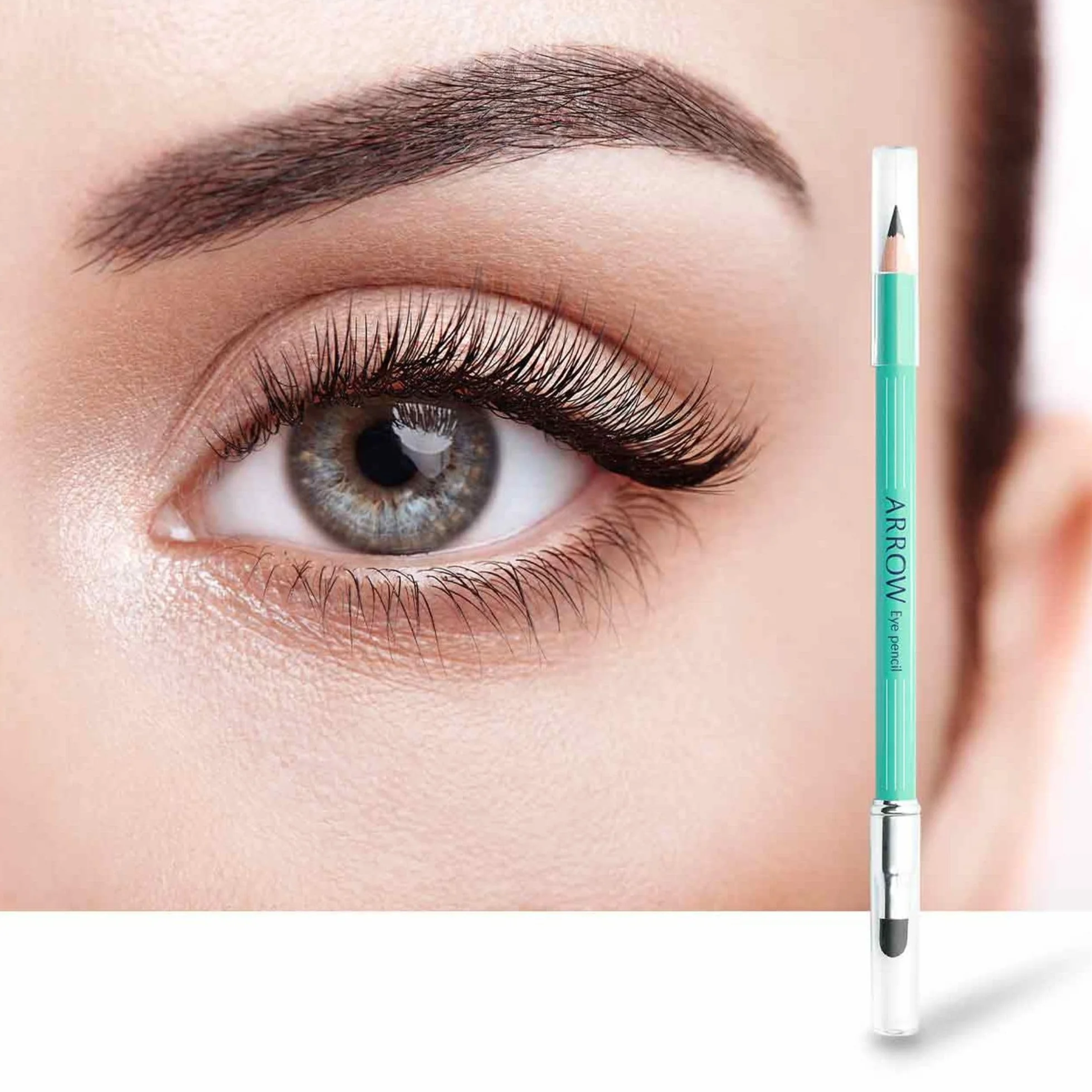 ORPHICA ARROW Black Eyeliner, miękki ołówek, długotrwały efekt, idealny do makijażu Smokey Eyes, (CZARNY)