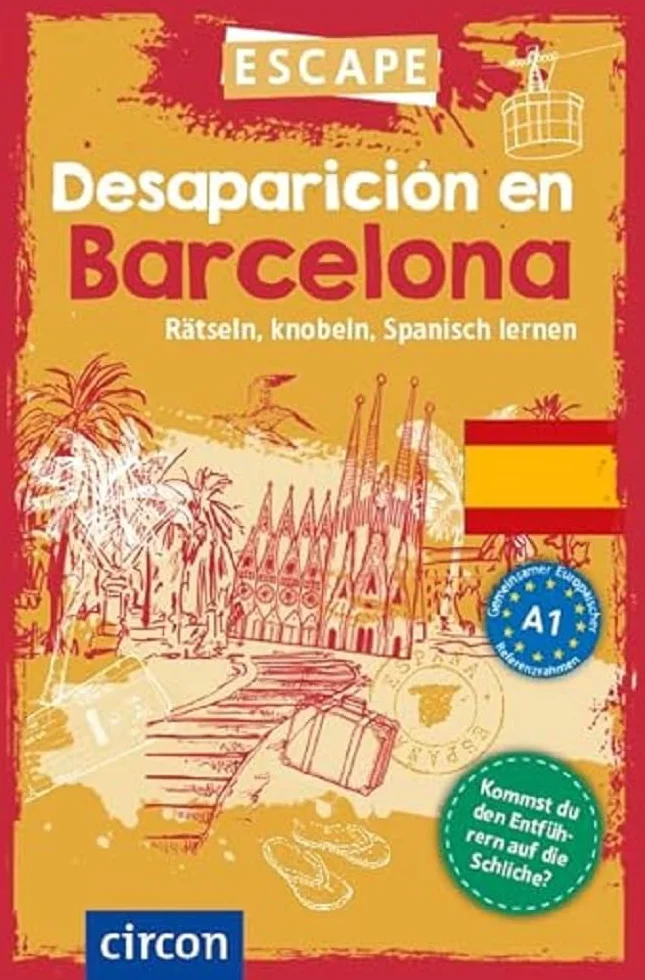 Desaparición en Barcelona: Rätseln, knobeln, Spanisch lernen