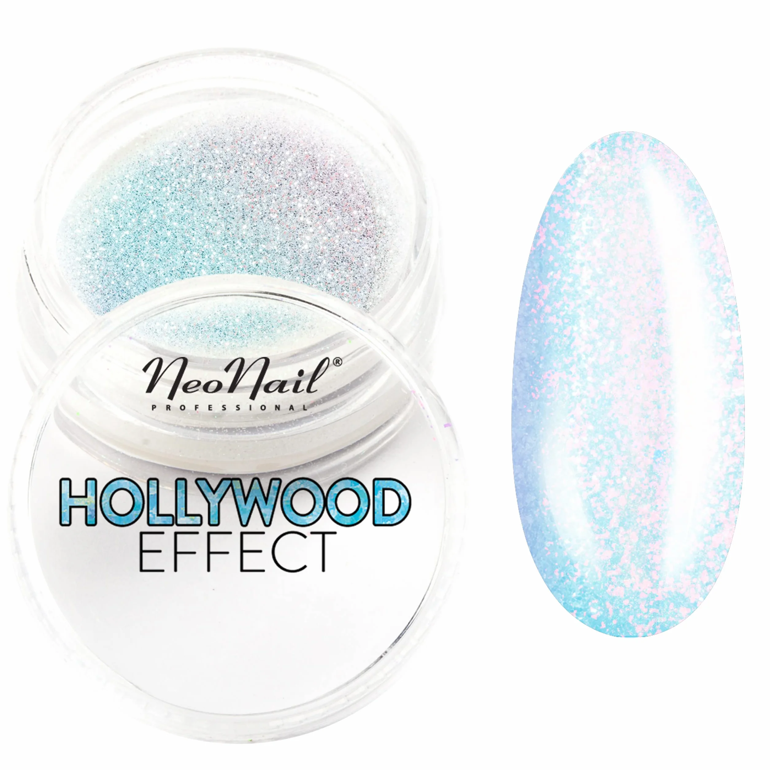 Neonail Nail Art Glitter Powder Żel UV Manicure Dekoracja