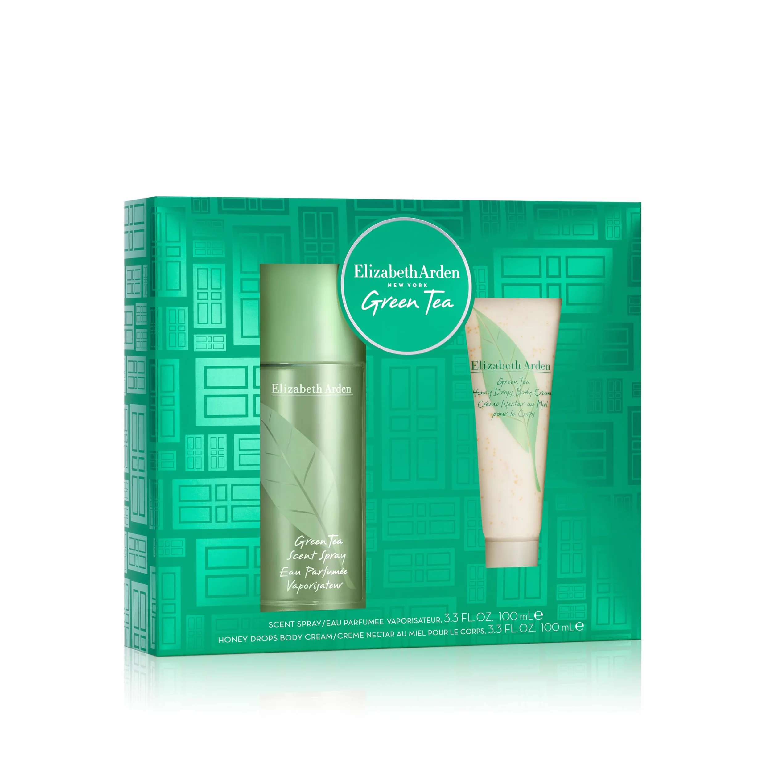 Elizabeth Arden Duo Green Tea Perfumowana woda i krem do ciała, świeży i owocowy zapach, lekki i żywy zapach, prezent dla kobiet