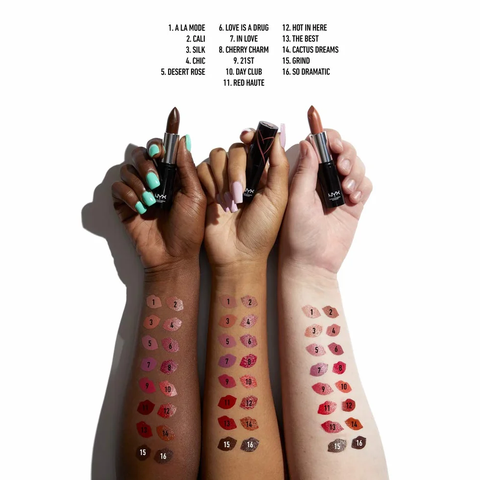 NYX Shout Loud Satin Lipstick SLSL16 So Dramatic