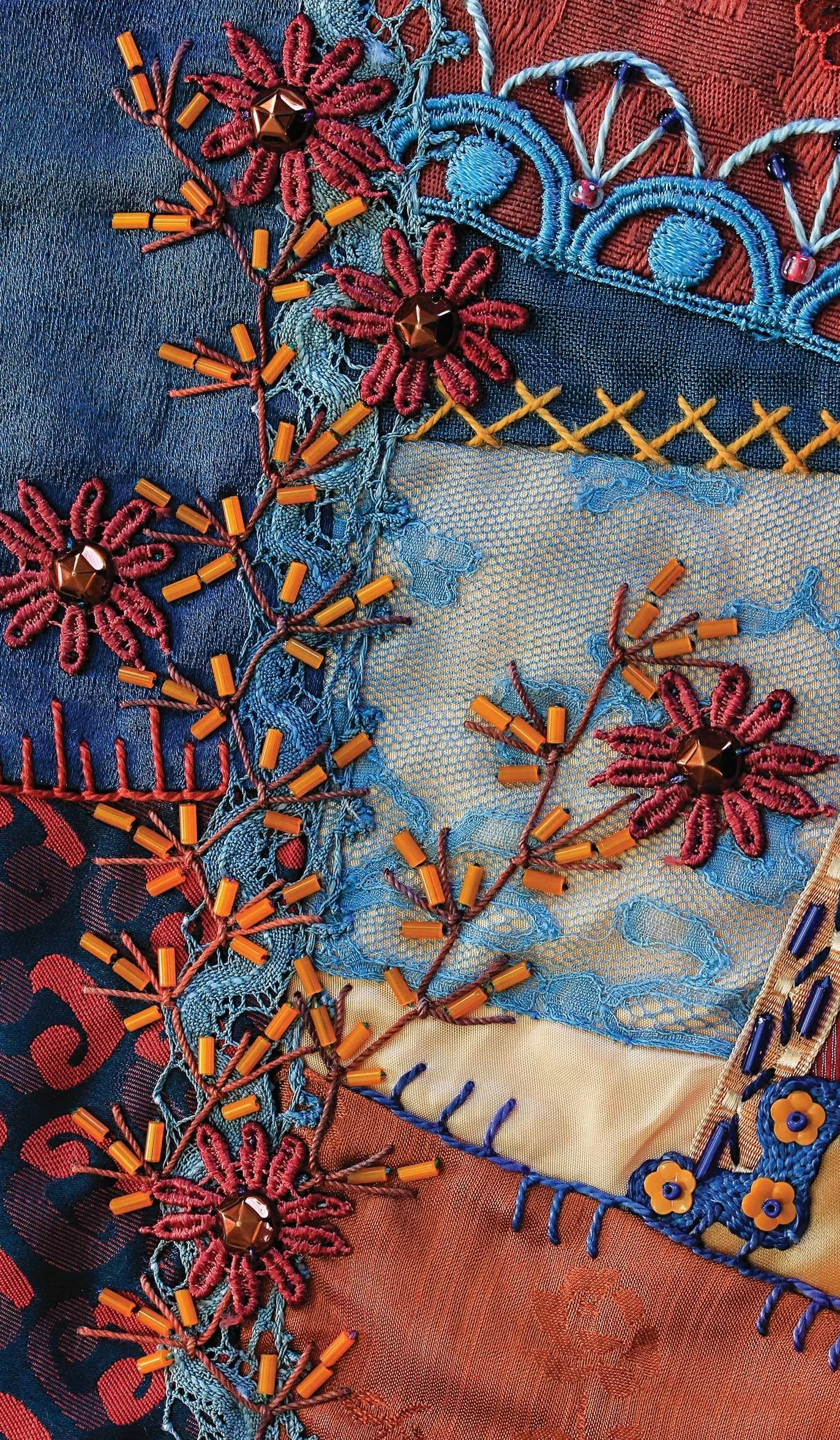 The Visual Guide to Crazy Quilting Design: Simple Stitches, Stunning Results
