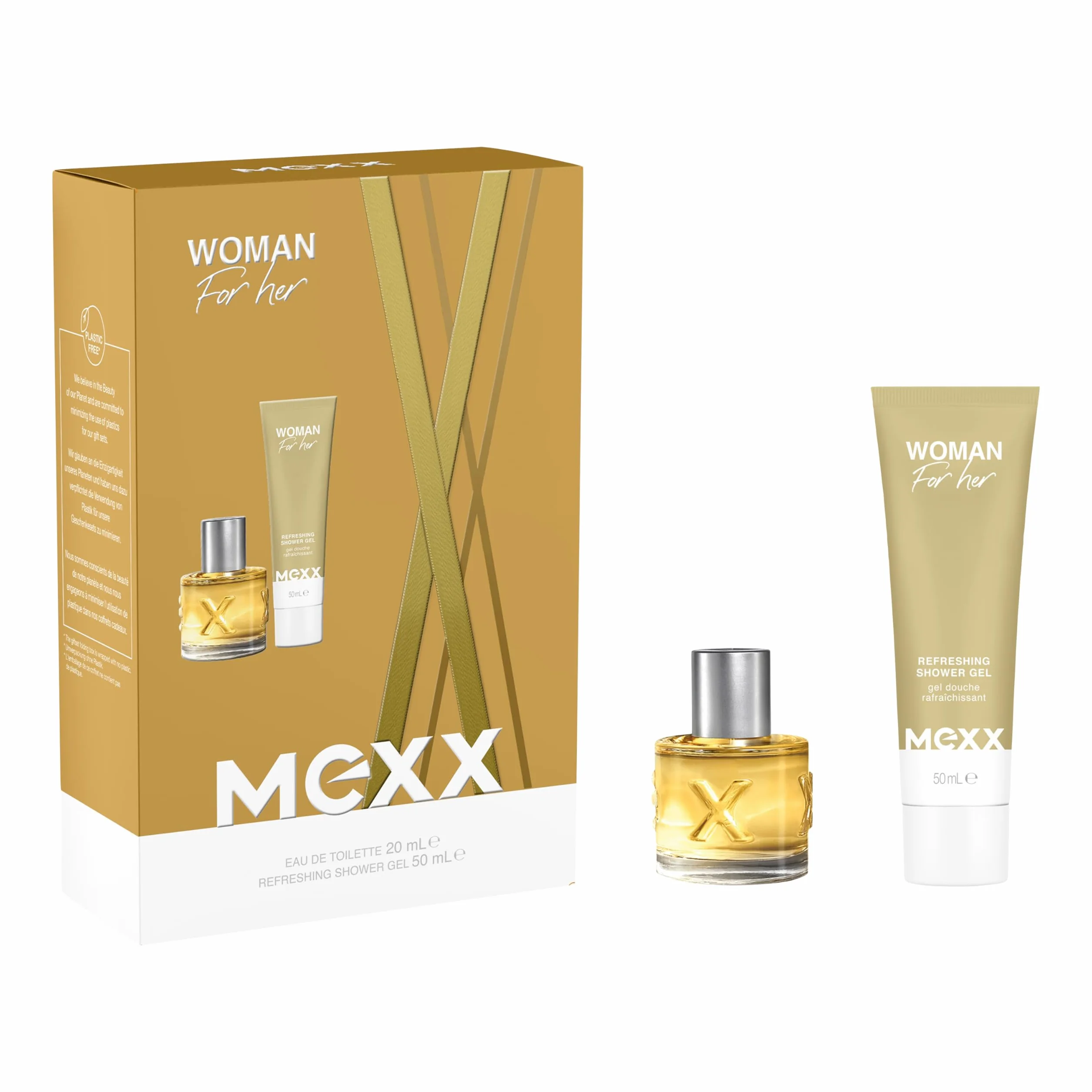 MEXX Opakowanie prezentowe Woman Eau de Toilette 20 ml + żel pod prysznic 50 ml